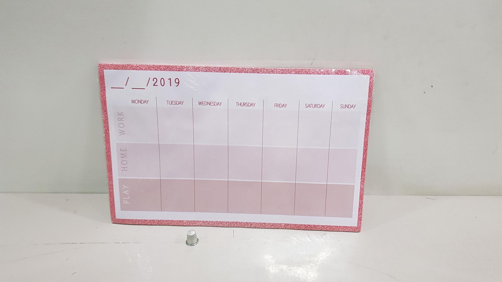 960 X BRAND NEW SGM DAILY PLANNER (PLAY / WORK / HOME) DATED 2019 (NOT DATED OR NUMBERED SO CAN BE