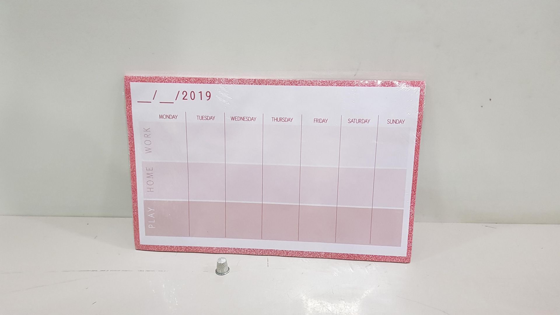 960 X BRAND NEW SGM DAILY PLANNER (PLAY / WORK / HOME) DATED 2019 (NOT DATED OR NUMBERED SO CAN BE