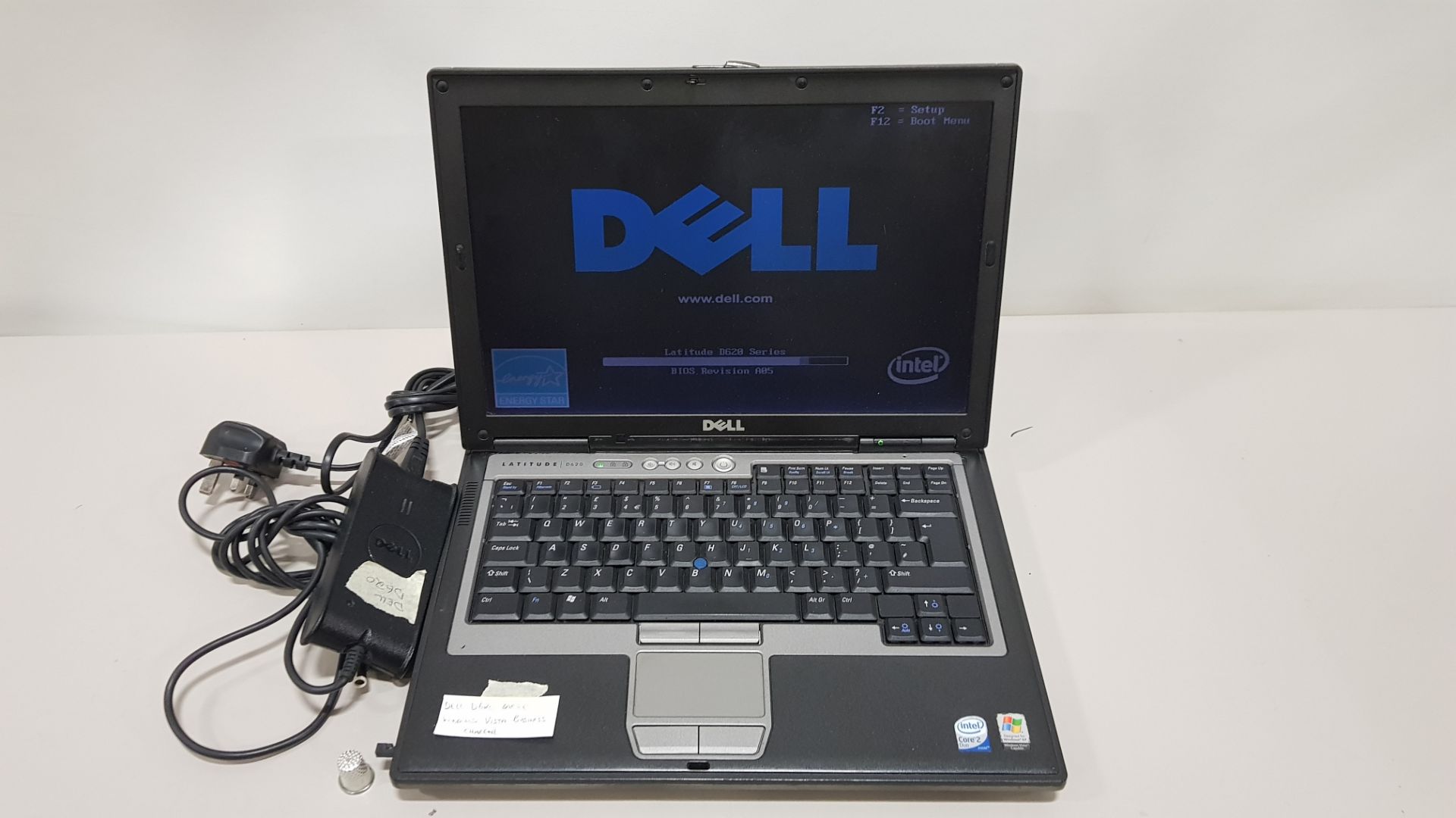 DELL D620 LAPTOP WINDOWS VISTA BUSINESS INCLUDES CHARGER