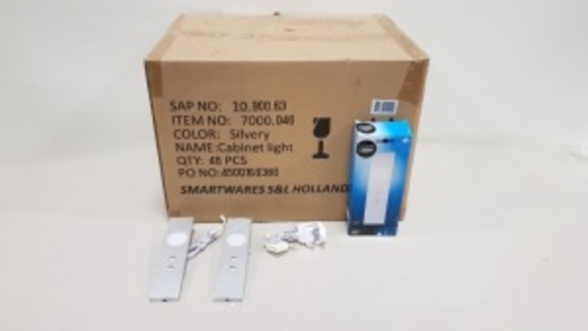 48 X BRAND NEW BOXED SMARTWARES SENSOR OPTIONAL LED UNDER CABINET LIGHT - RANEX CODE 10.900.63 (