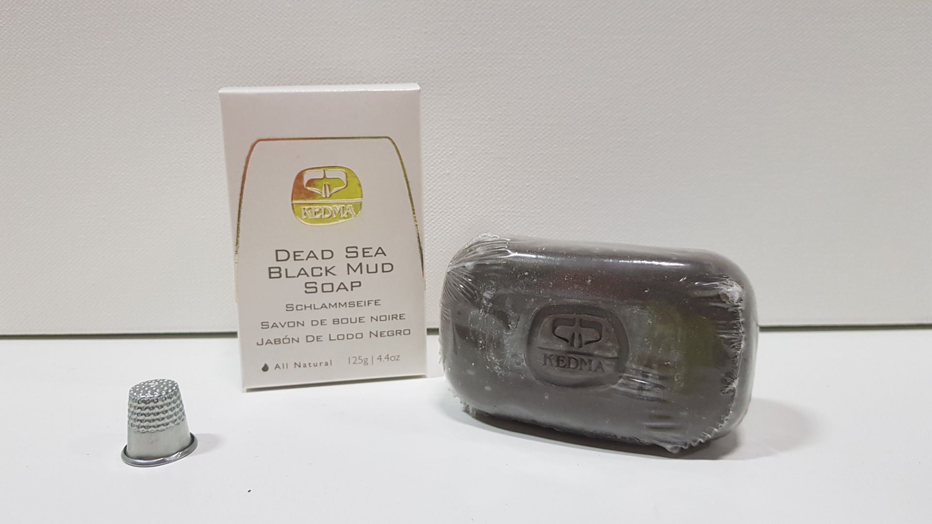 25 X BRAND NEW KEDMA 125G DEAD SEA BLACK MUD SOAP - (PICK LOOSE) EXP 15/07/2018 TRRP $748.75