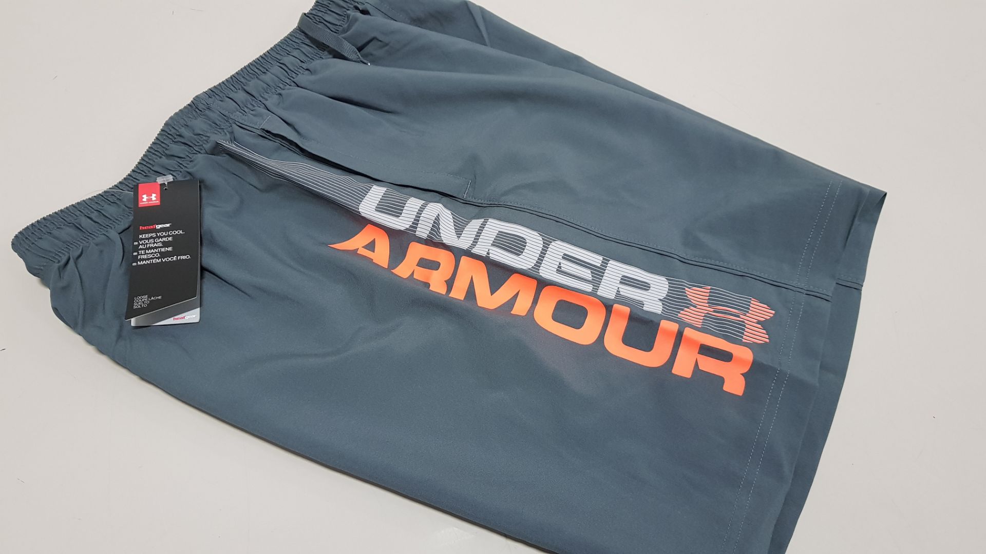 15 X BRAND NEW BAGGED UNDER ARMOUR GREY WOVEN GRAPH SHORTS IN SIZE XL - PICK LOOSE TOTAL RRP £299.