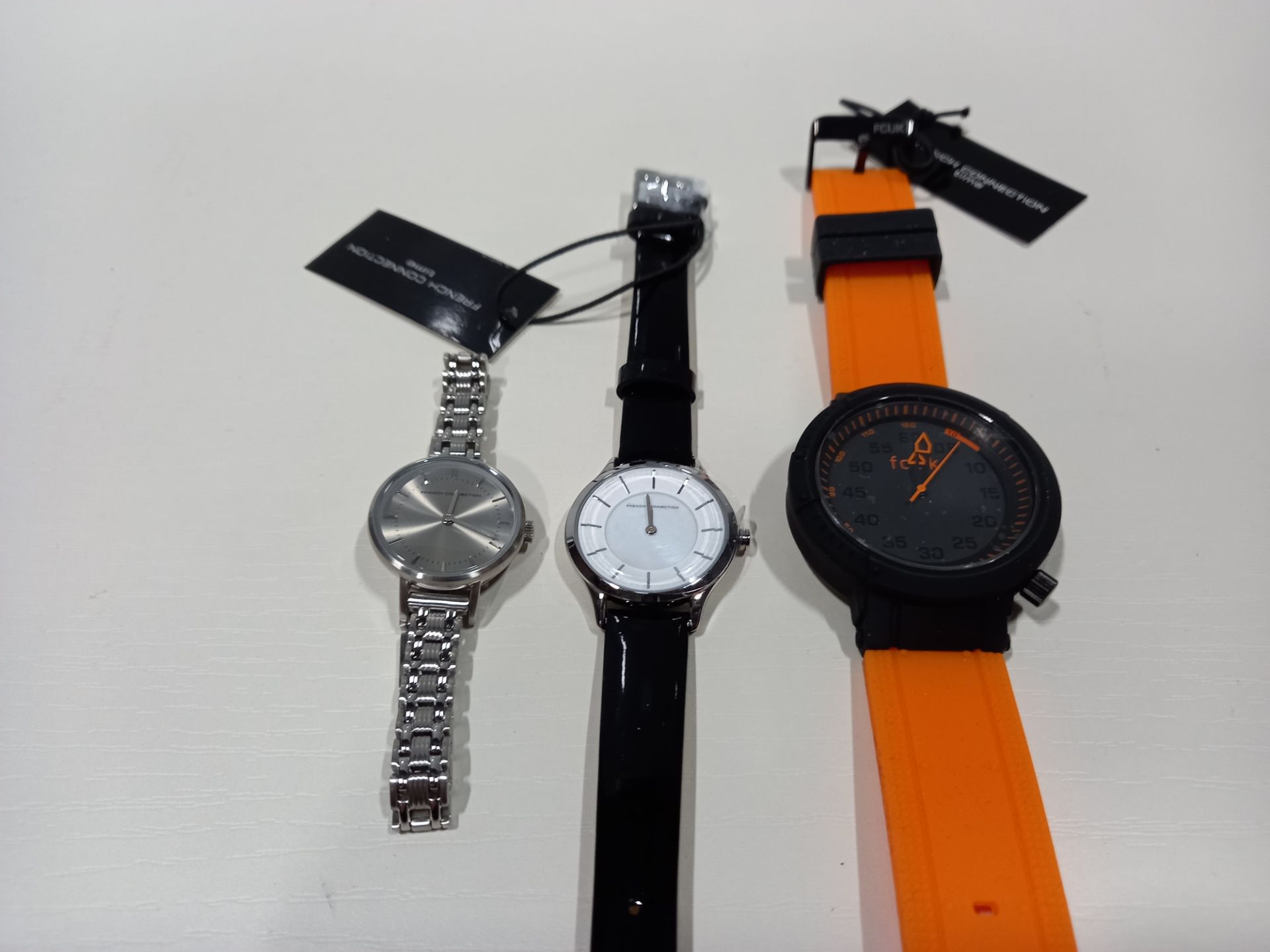 3 X BRAND NEW FRENCH CONNECTION WATCHES - CODES FC1230UGM, FC1171B, FC1236SM
