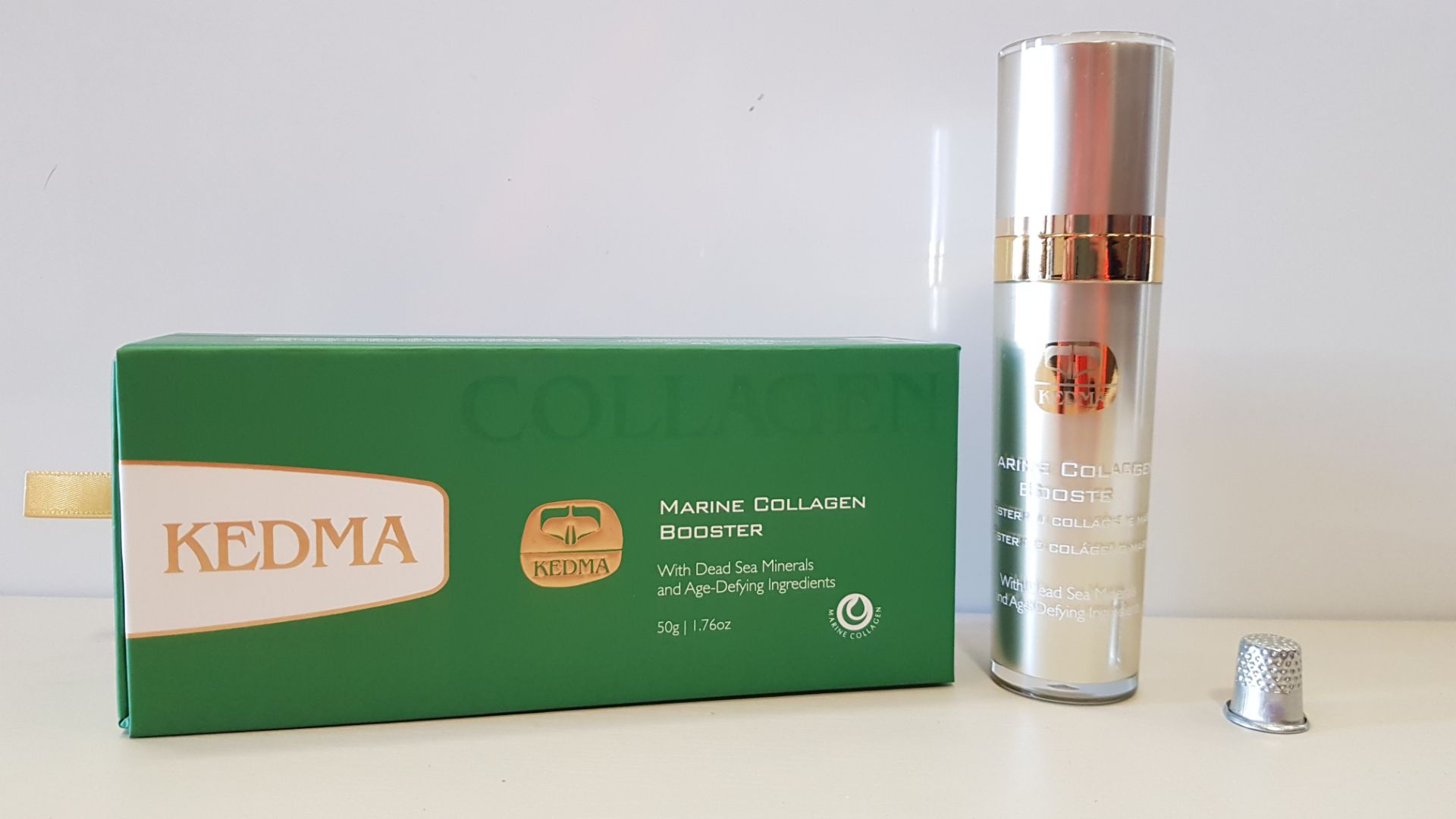 3 X BRAND NEW BOXED KEDMA MARINE COLLAGEN BOOSTER WITH DEAD SEA MINERALS AND AGE-DEFYING INGREDIENTS