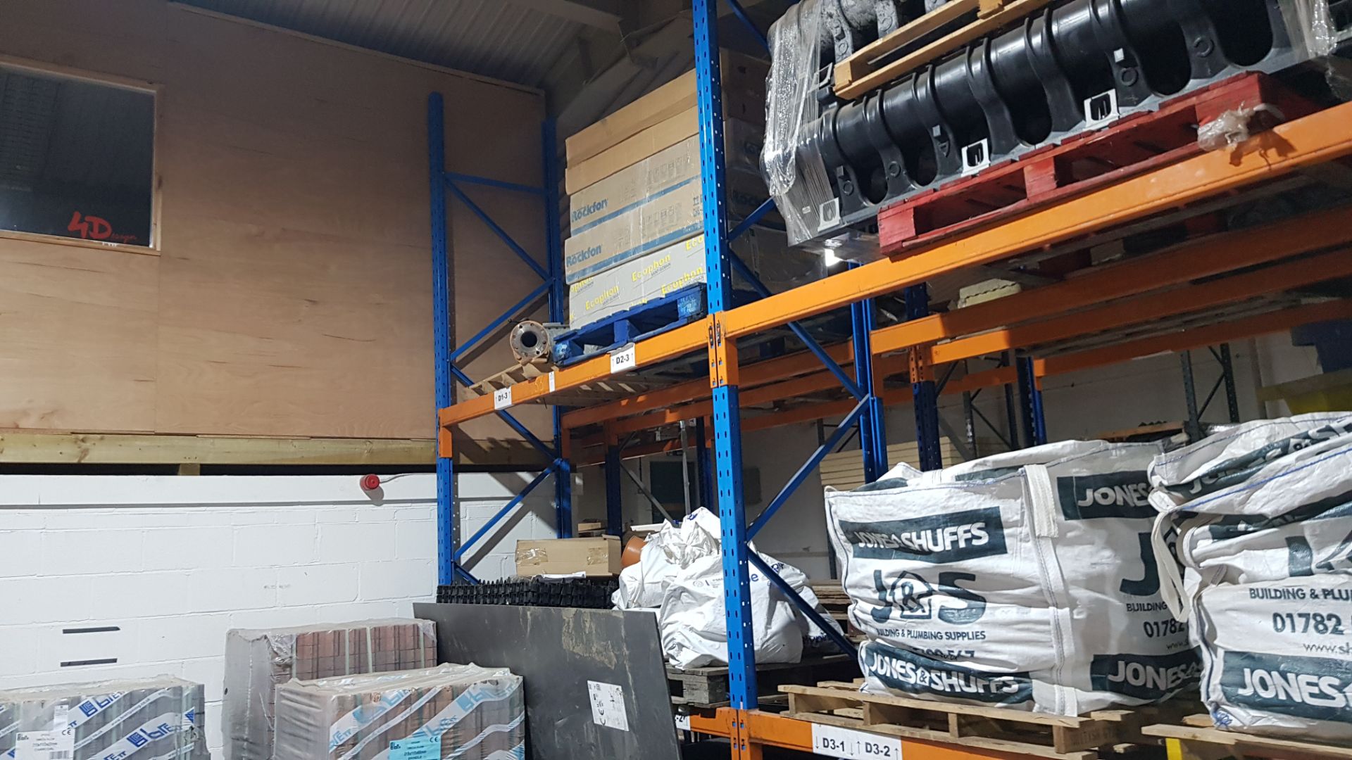 5 X MISC PALLETS OF BUILDING PRODUCTS TO INCLUDE - 1 X PALLET OF COMMERCIAL CABLE, 1 X PALLET OF