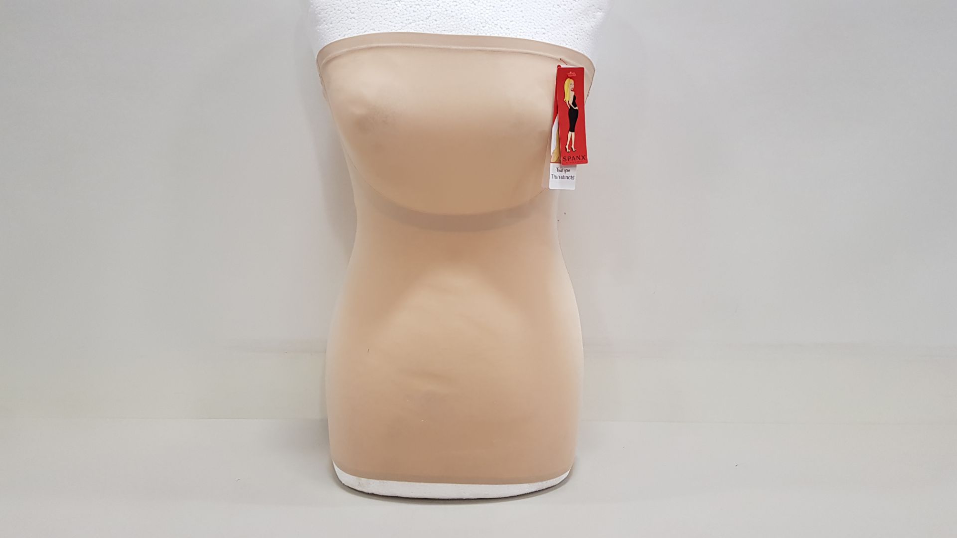 28 X BRAND NEW SPANX THIN-STINCTS, NATURAL, STRAPLESS TOP - SIZE SMALL (EBAY £18.99 - TOTAL £531)