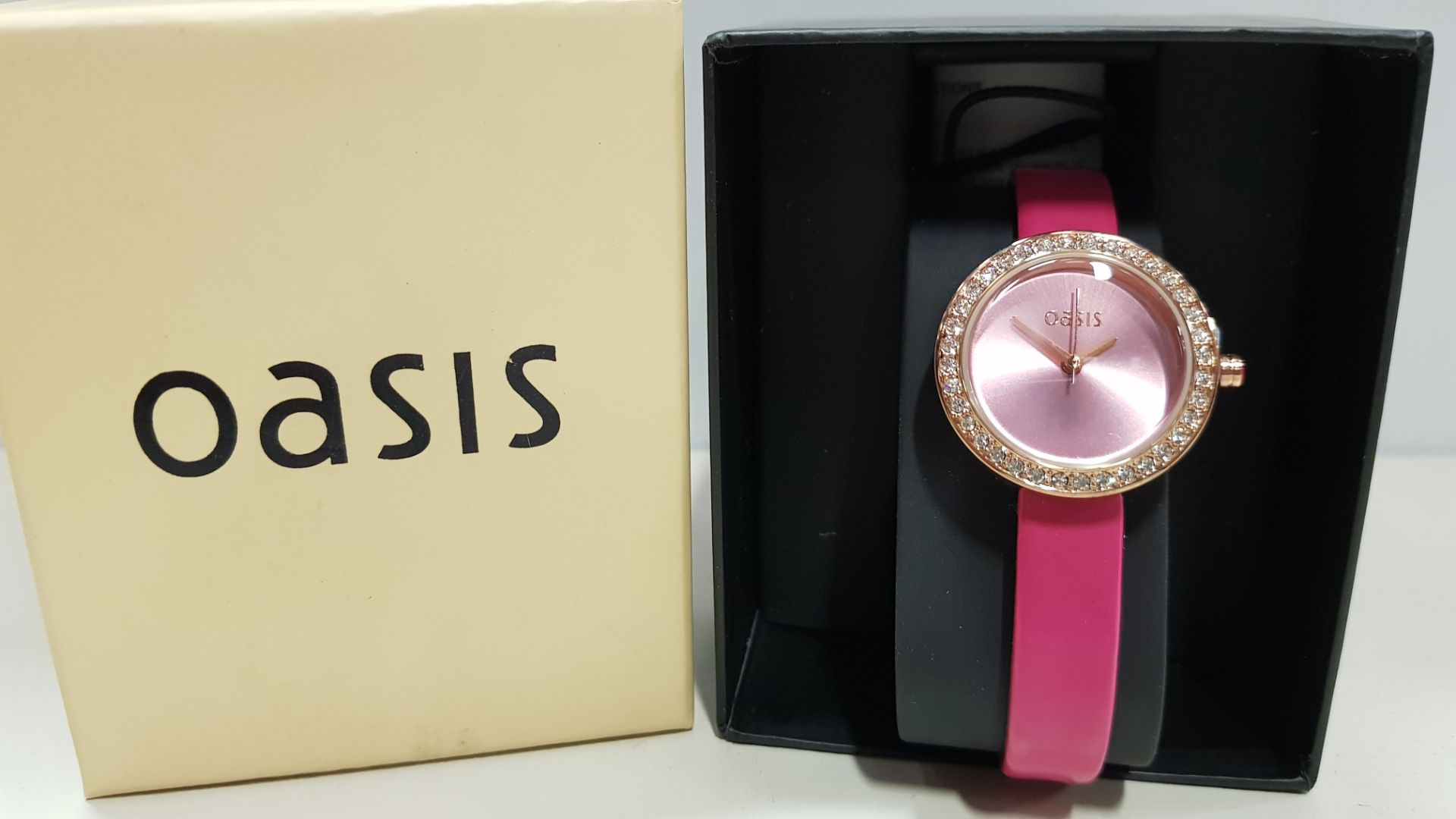 4 X NEW BOXED OASIS WOMENS WATCHES (NOTE BATTERIES EXPIRED)