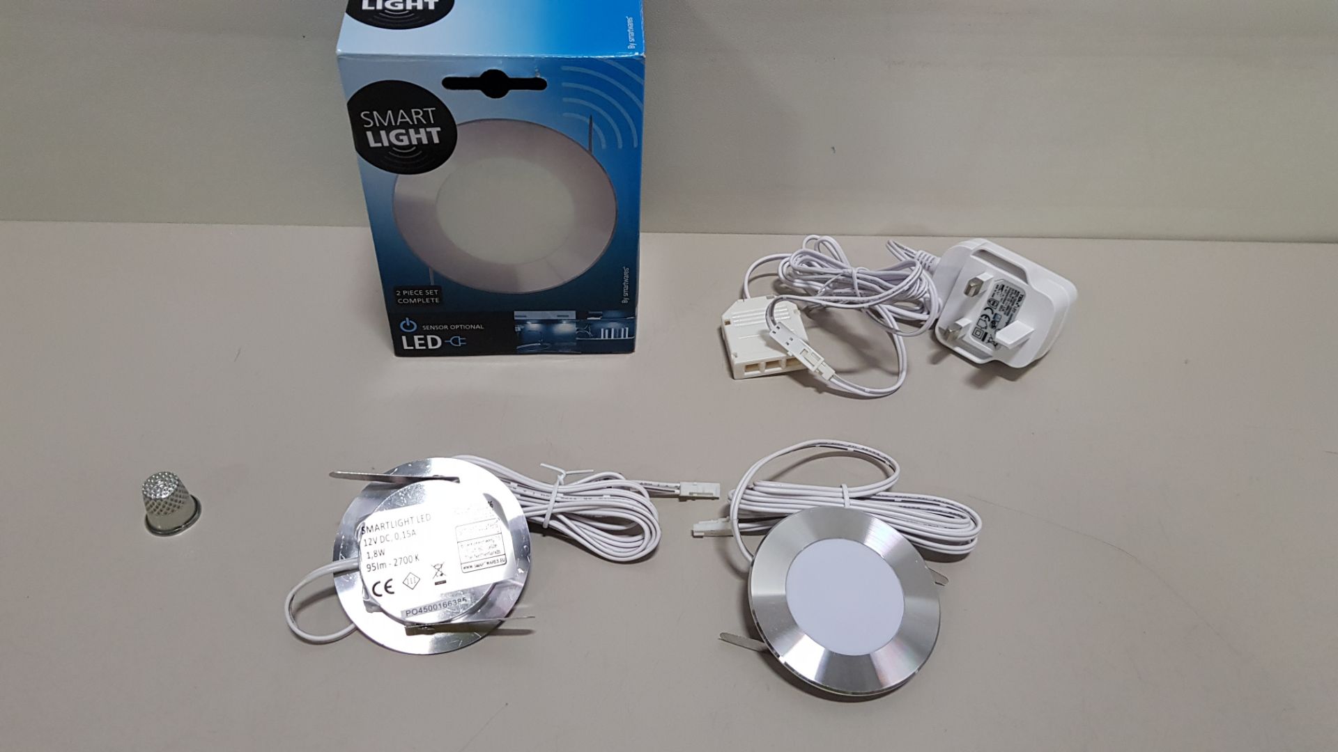 48 X BRAND NEW BOXED SMARTWARES LED SENSOR OPTIONAL INTERNAL CABINET LIGHT - RANEX PROD CODE 10.