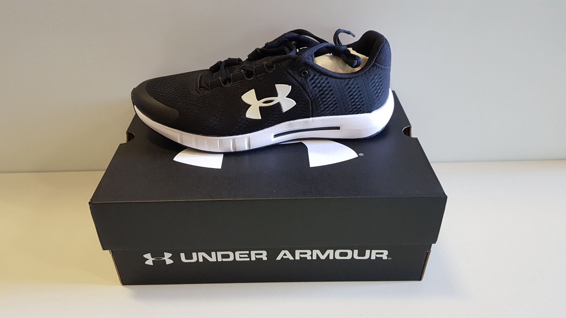 6 X BRAND NEW UNDER ARMOUR W MICRO G PURSUIT BP TRAINERS UK SIZE 5