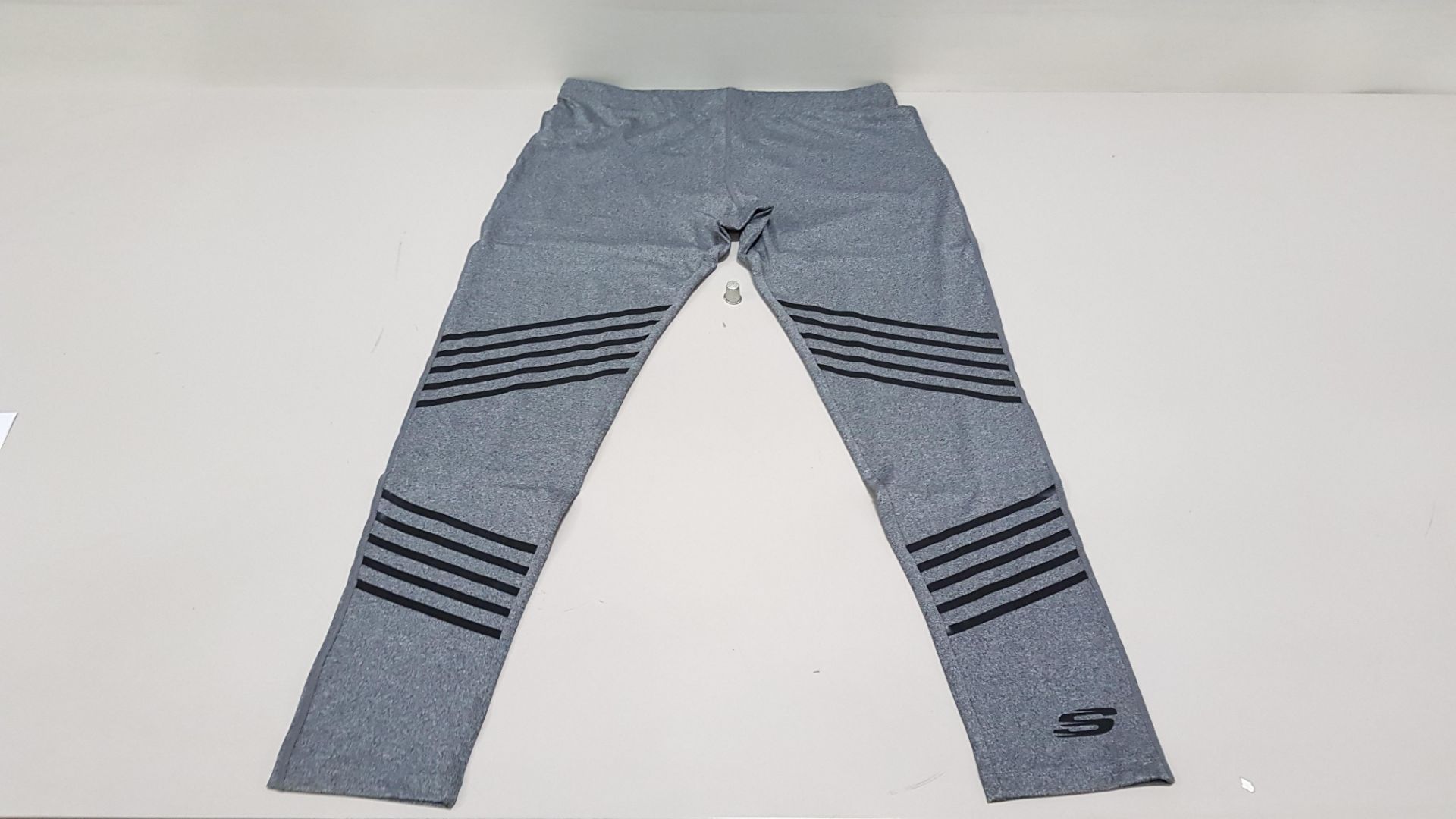 16 X BRAND NEW SKETCHERS AURA GREY MARL LEGGINGS SIZE 12 XL