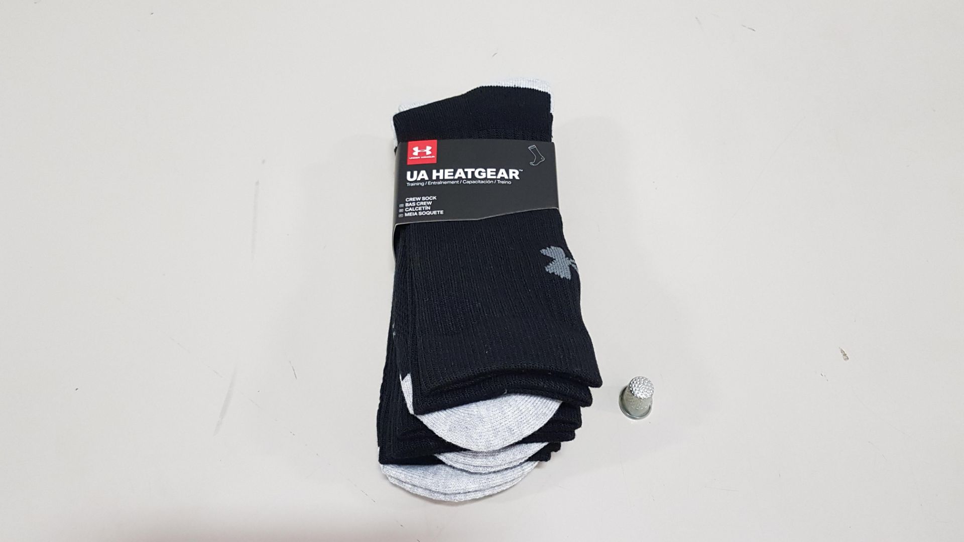 22 X BRAND NEW UNDER ARMOUR 3 PAIR PACK HEATGEAR SOCKS SIZE LG/G