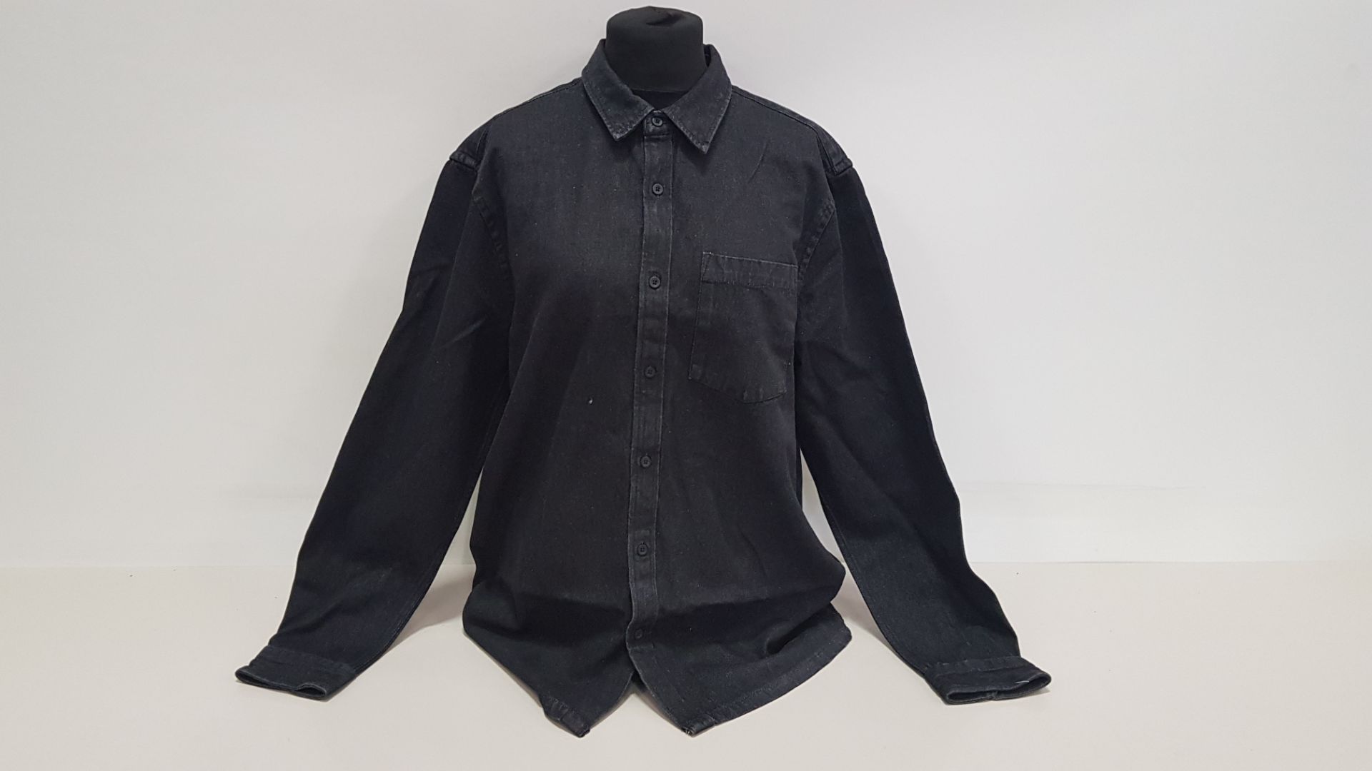 11 X BRAND NEW TOPSHOP CHARCOAL BUTTONED SHIRTS SIZE XXL AND L RRP Â£35.00