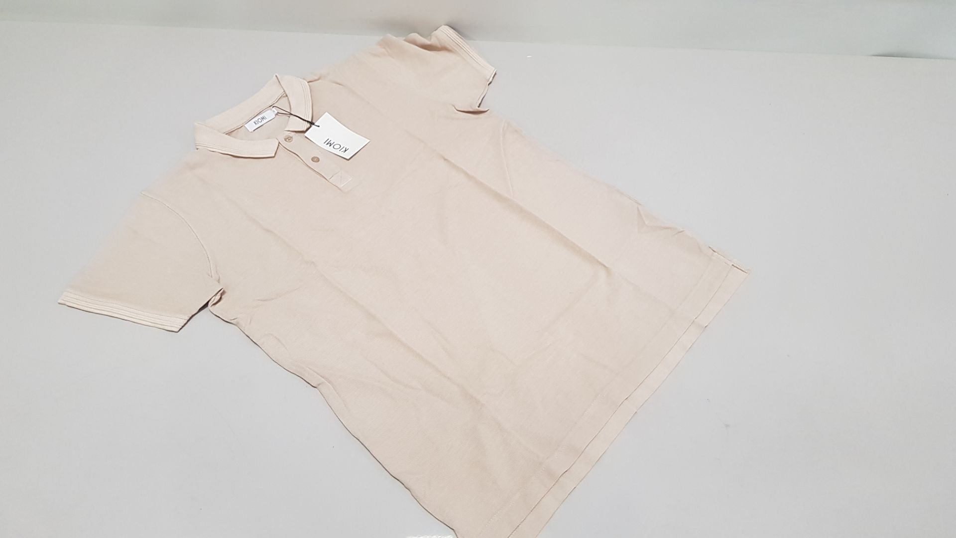 50 X BRAND NEW KIOMI MUSHROOM GREY POLO SHIRTS