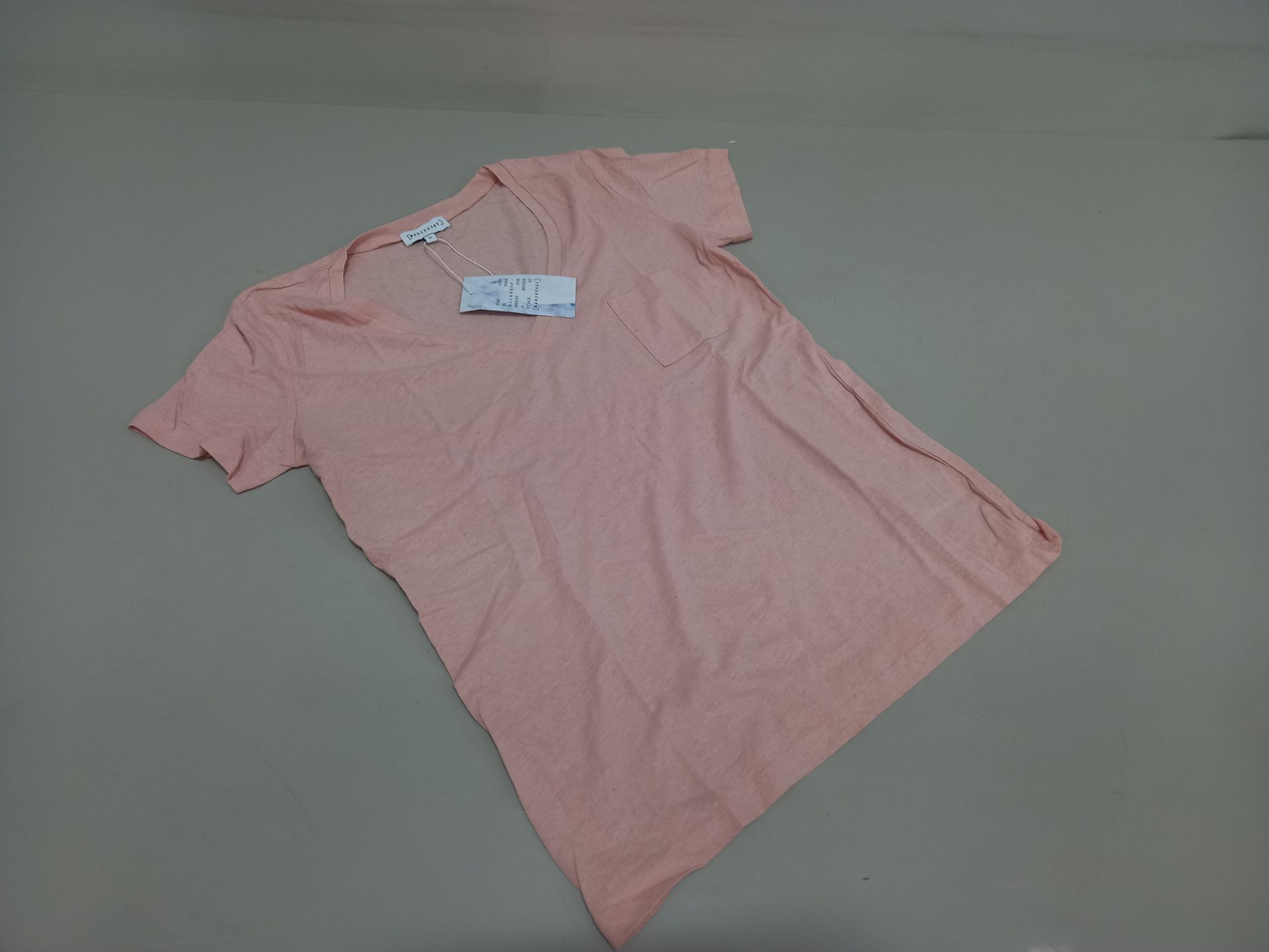 30 X BRAND NEW WAREHOUSE CLOTHING NUDE LINEN V NECK T SHIRTS SIZE 10 AND 8 RRP Â£16.00