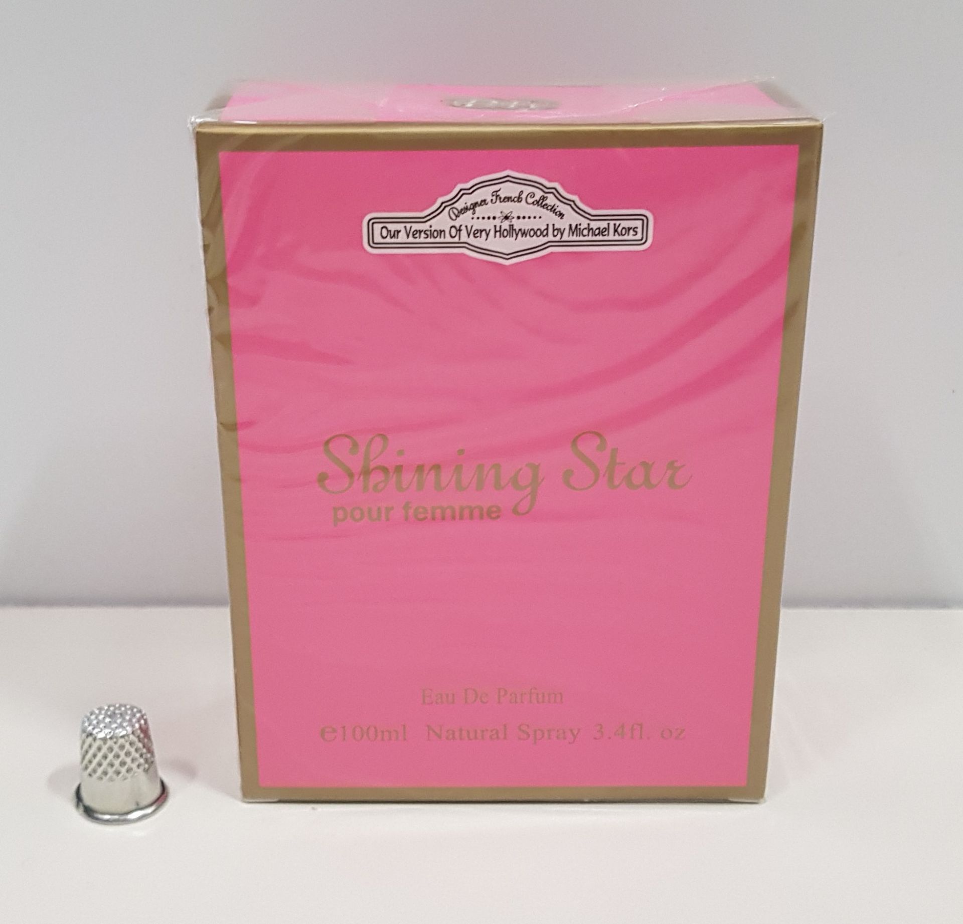 39 X BRAND NEW DESIGNER FRENCH COLLECTION SHINING STAR EAU DE PERFUM 100ML 3.4F.OZ. (IN ONE PART