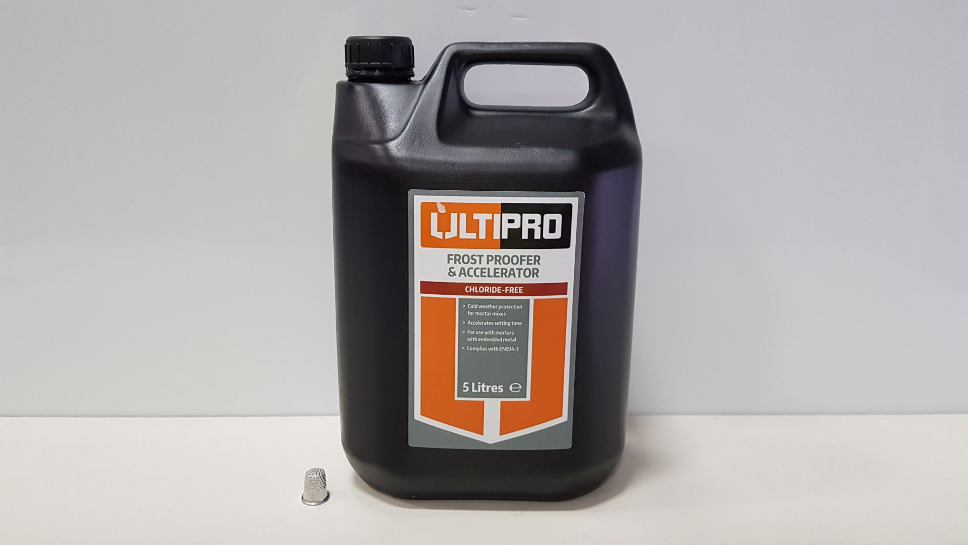 60 X BRAND NEW 5 LITRE ULTIPRO FROST PROOFER & ACCELERATOR (COLD WEATHER PROTECTION FOR MORTAR