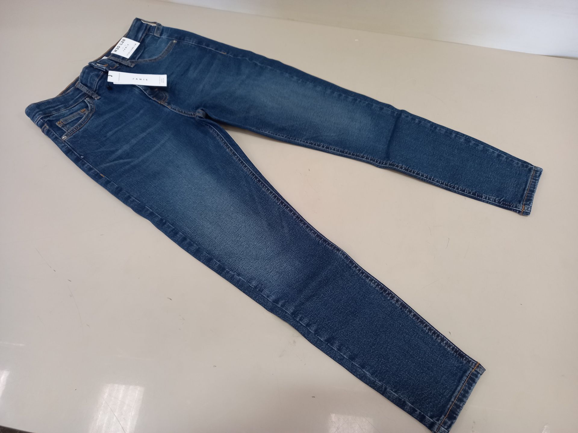 10 X BRAND NEW TOPSHOP JAMIE HIGH WAISTED SKINNY PETITE JEANS UK SIZE 10 RRP £40.00 (TOTAL RRP £