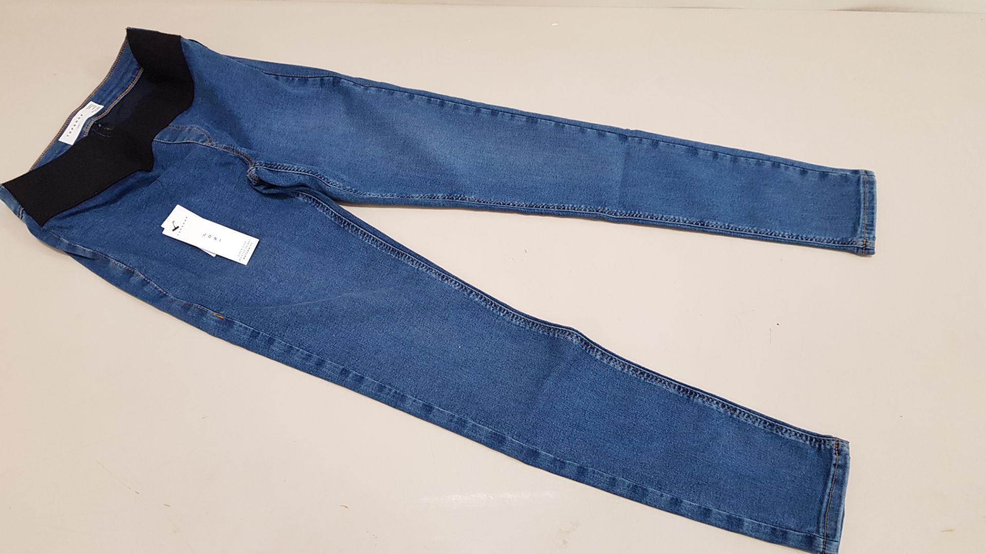 10 X BRAND NEW TOPSHOP JONI SUPER HIGH WAISTED SKINNY MATERNITY JEANS UK SIZE 8 RRP £36.00 (TOTAL