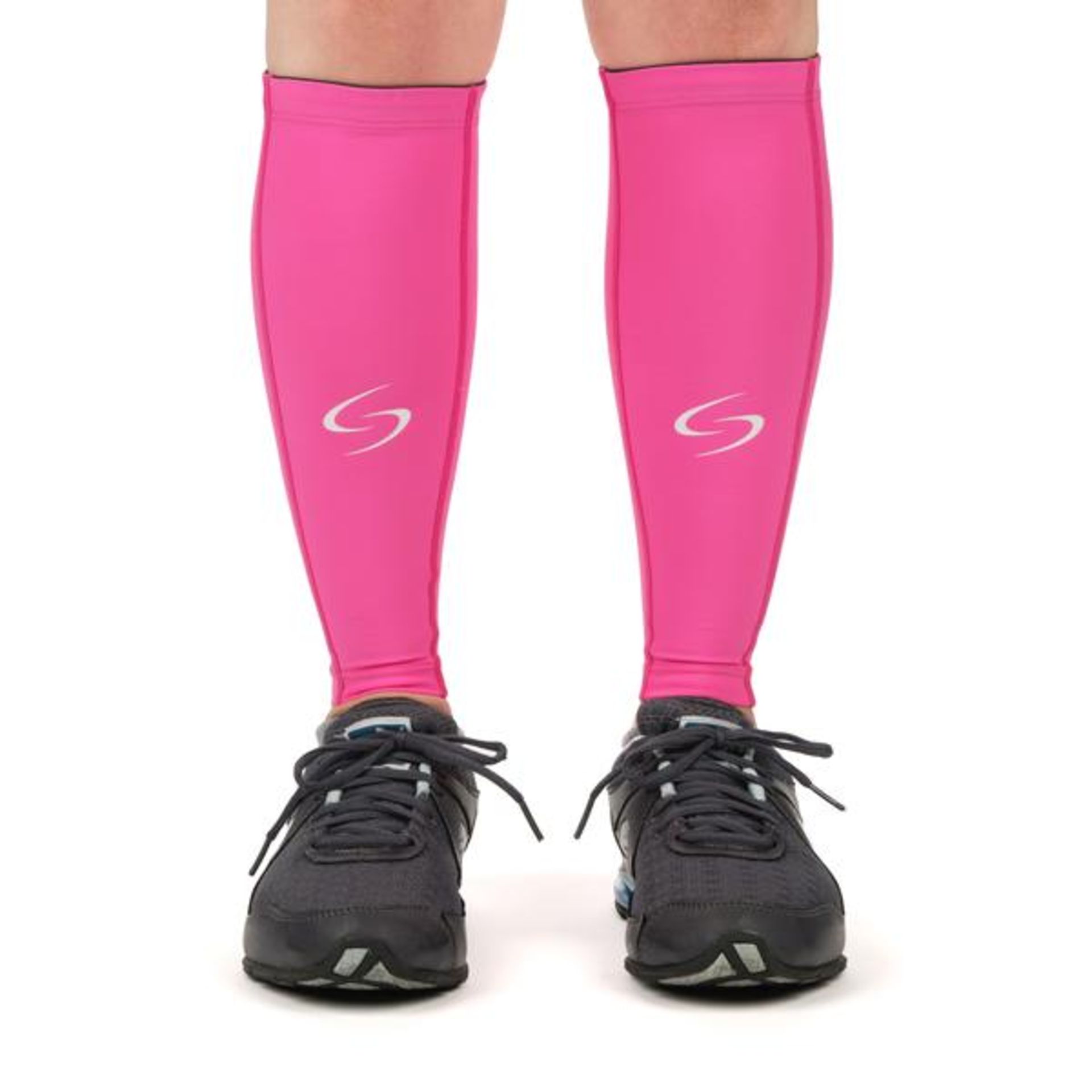 50 X BRAND NEW SHARWOOD SPORTS BRANDED PAIRS OF CALF COMPRESSION SLEEVES - PINK - LARGE - (PICK - Image 2 of 2