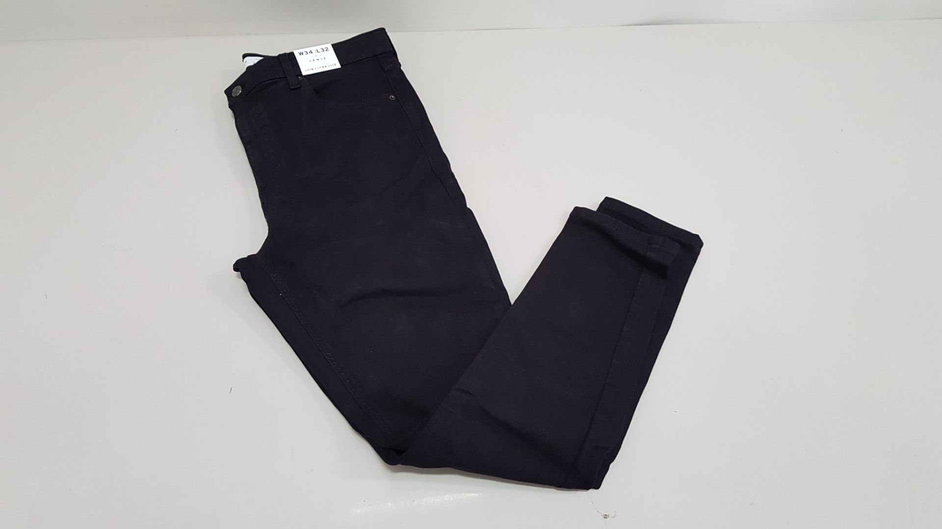 11 X BRAND NEW TOPSHOP JAMIE HIGH WAISTED SKINNY JEANS UK SIZE 16 RRP £40.00 (TOTAL RRP £440.00)