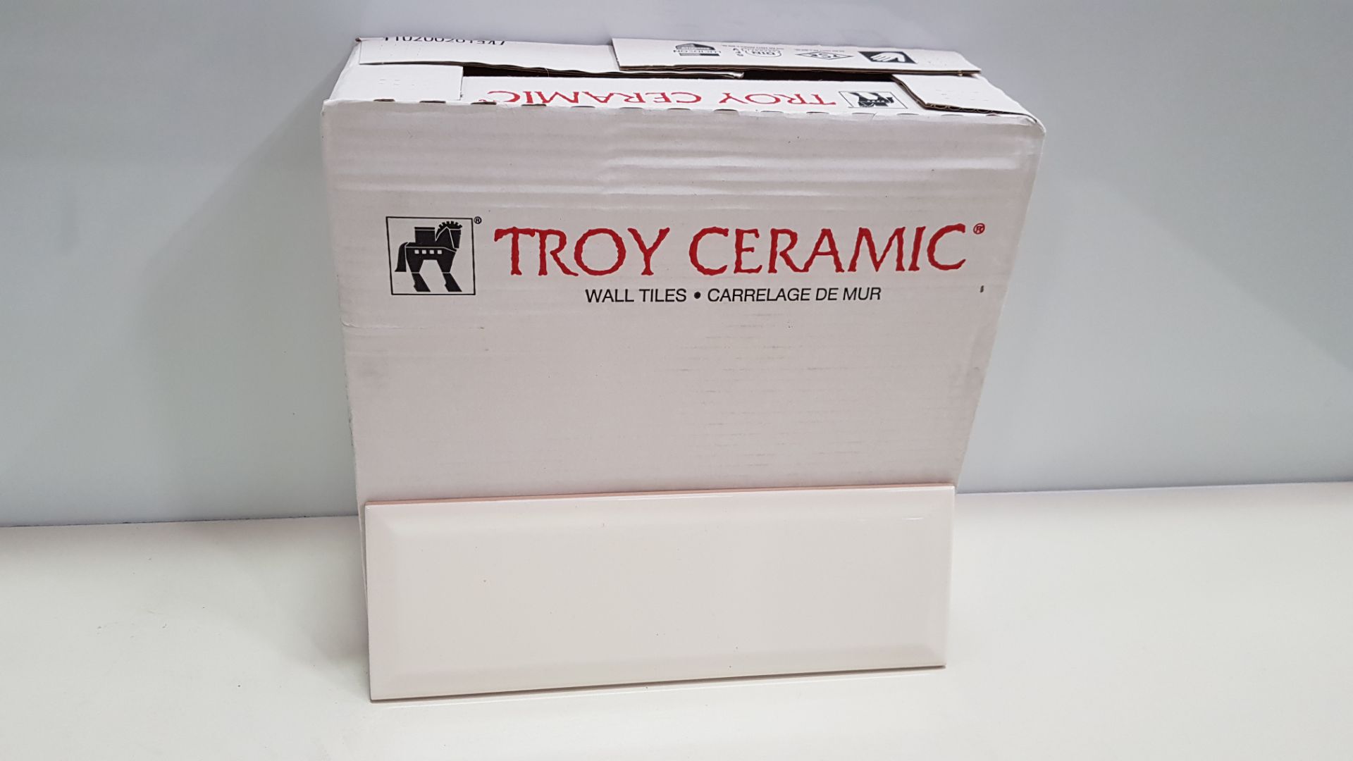 360 X BRAND NEW BOXED TROY CERAMIC WALL TILES (100 X 300 X 9MM) - IN 12 BOXES