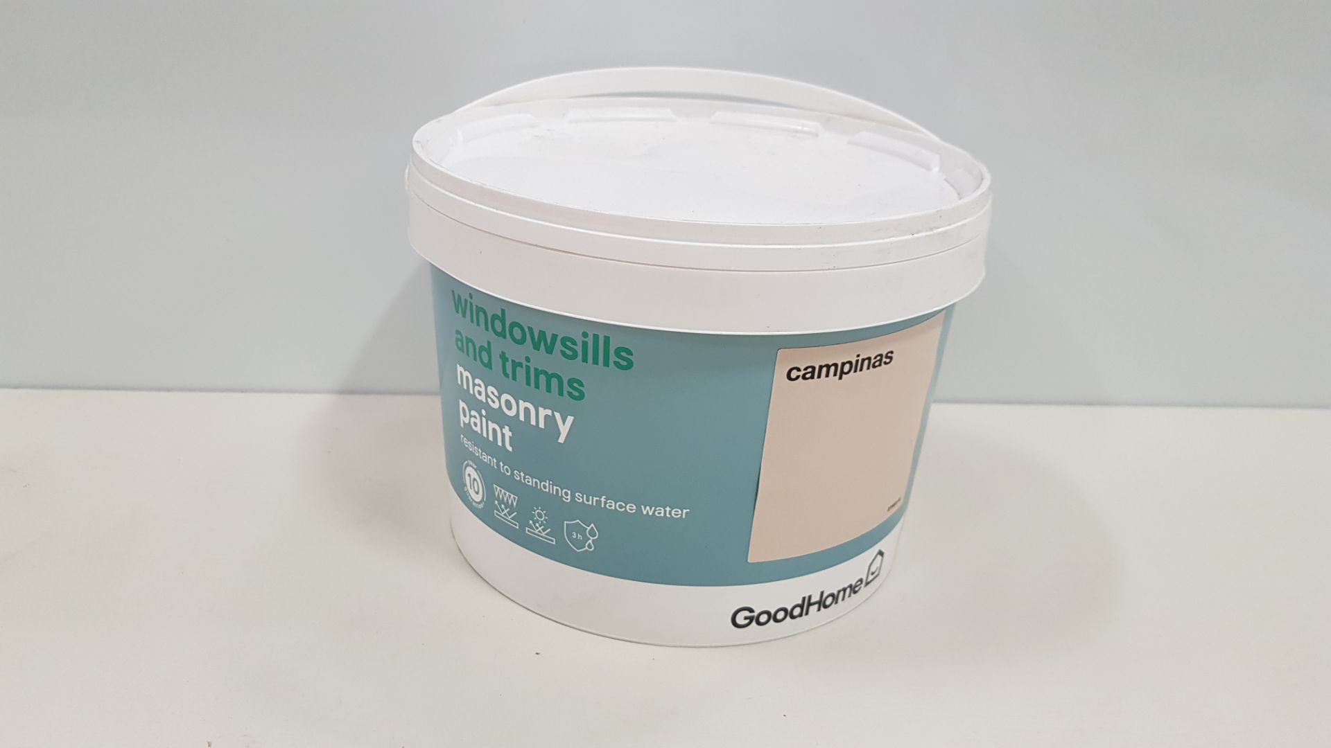 32 X BRAND NEW 2.5L GOODHOME WINDOWSILLS AND TRIMS MASONRY PAINT (CAMPINAS)