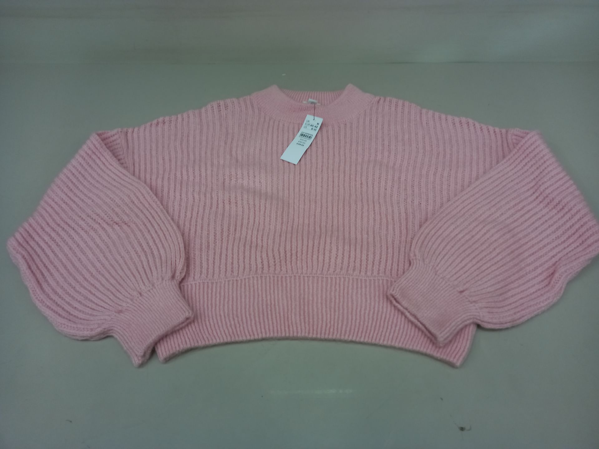 13 X BRAND NEW TOPSHOP PINK KNITTED JUMPER SIZE LARGE RRP £29.00 (TOTAL RRP £377.00)