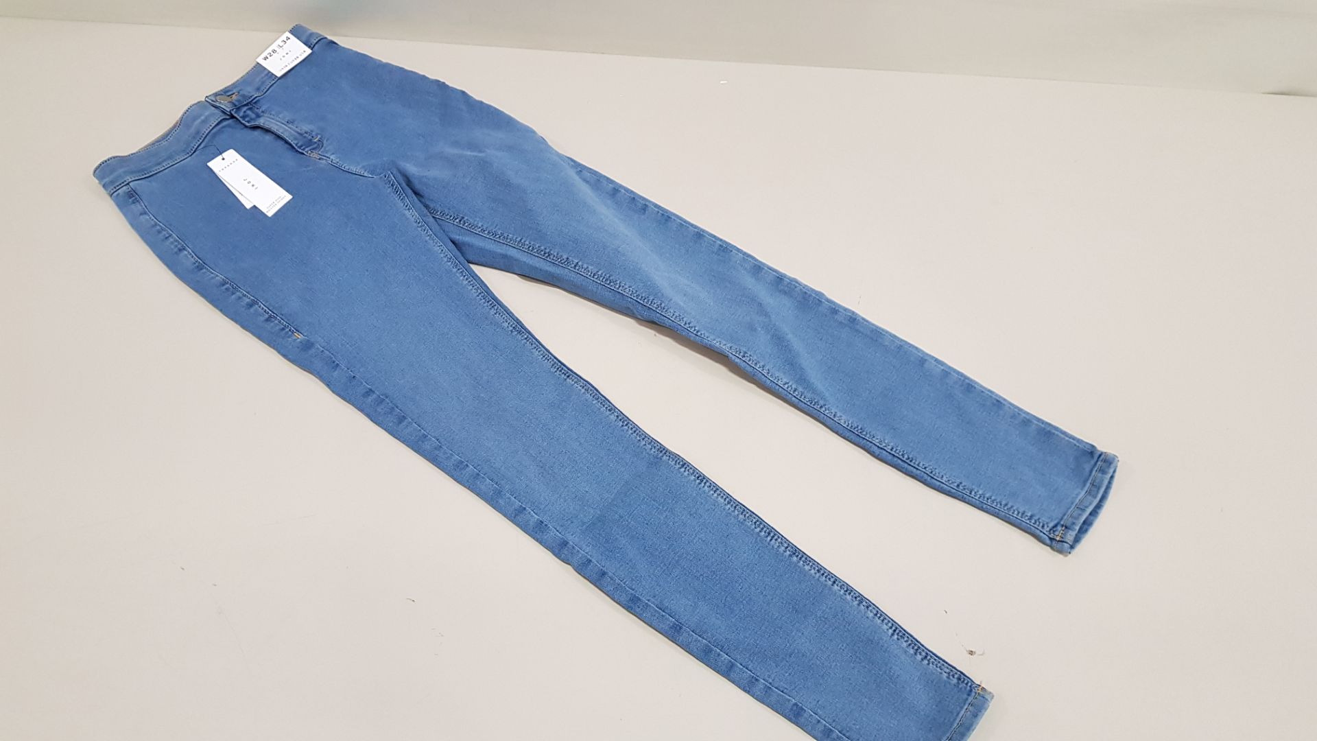15 X BRAND NEW TOPSHOP JONI SUPER HIGH WAISTED SKINNY JEANS UK SIZE 10 RRP £36.00 (TOTAL RRP £540.