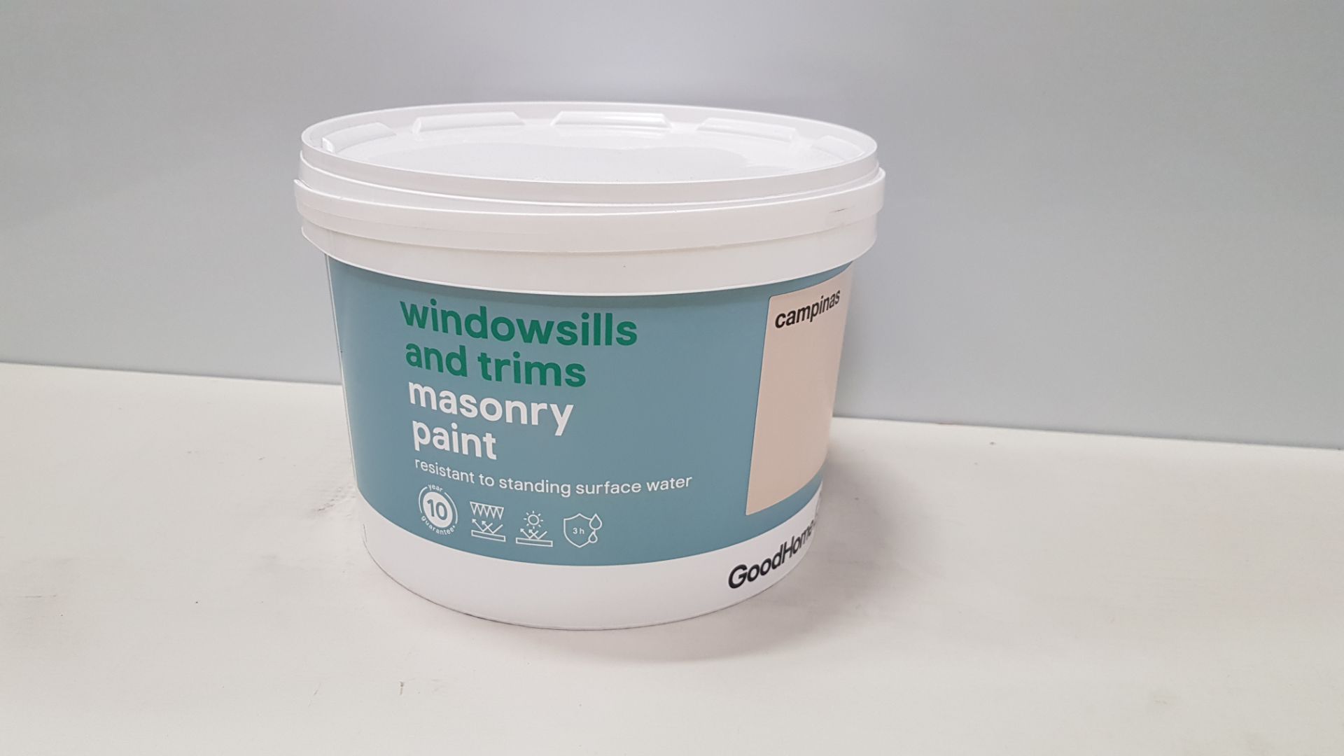 30 X BRAND NEW 2.5L GOODHOME WINDOWSILLS AND TRIMS MASONRY PAINT (CAMPINAS) - PICK LOOSE