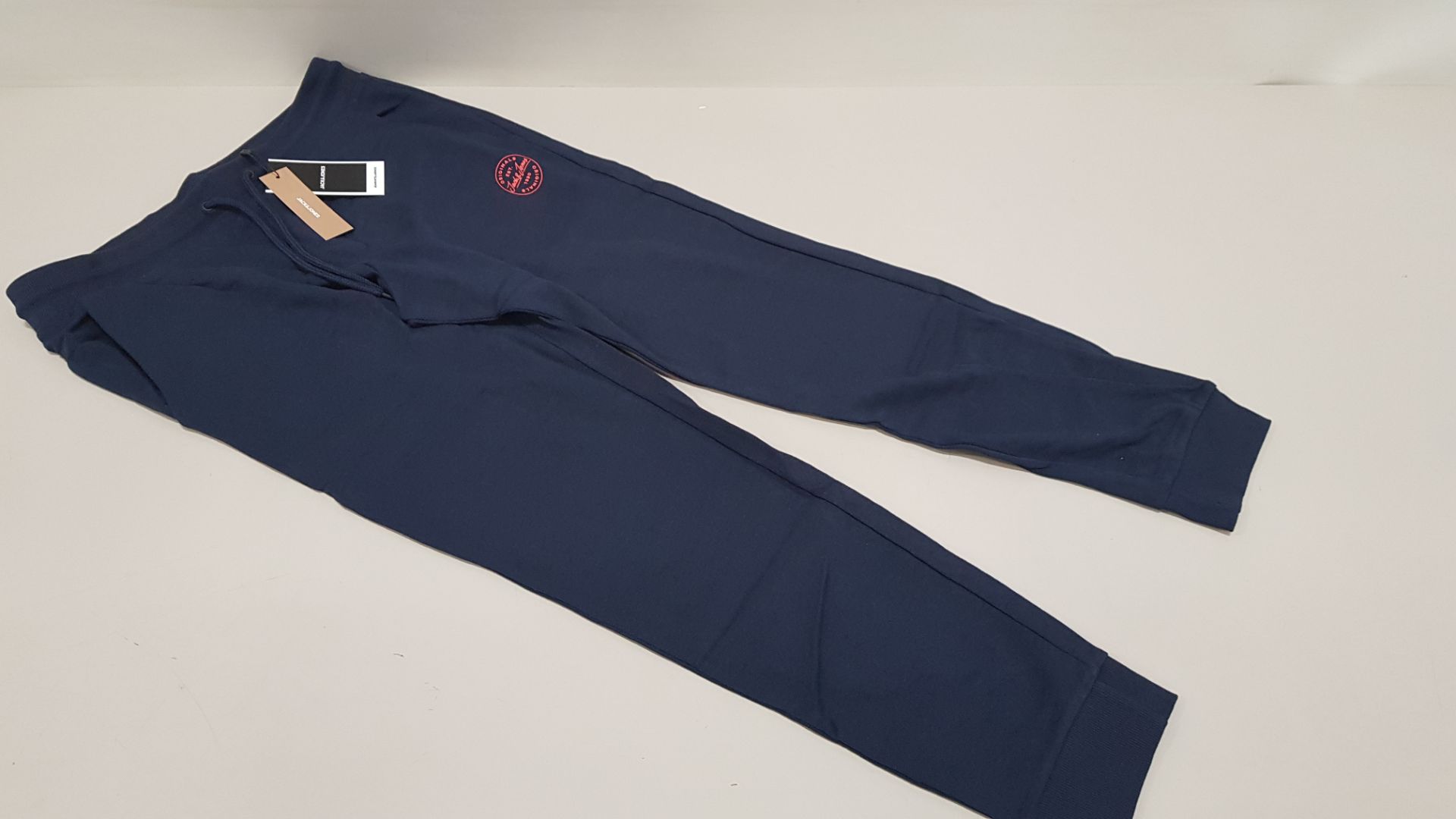 15 X BRAND NEW JACK & JONES NAVY BLAZER SWEATPANTS SIZE L