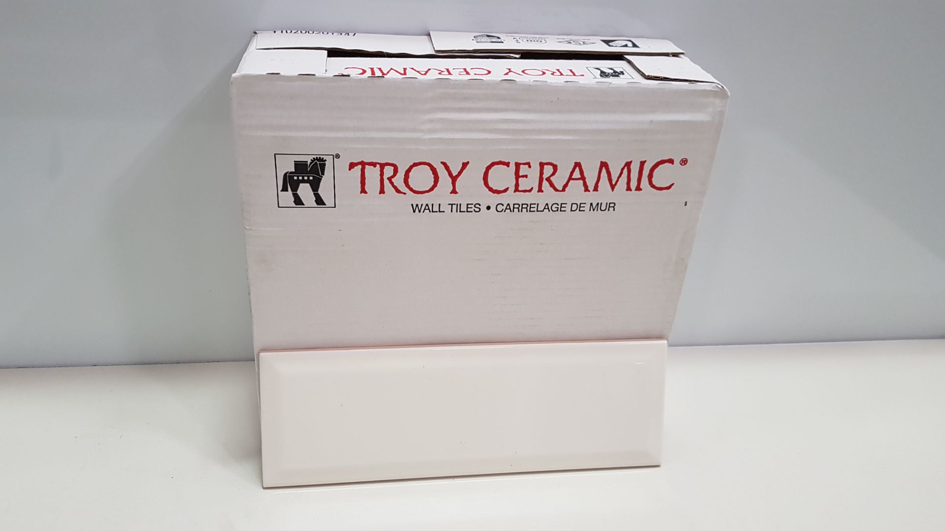 360 X BRAND NEW BOXED TROY CERAMIC WALL TILES (100 X 300 X 9MM) - IN 12 BOXES