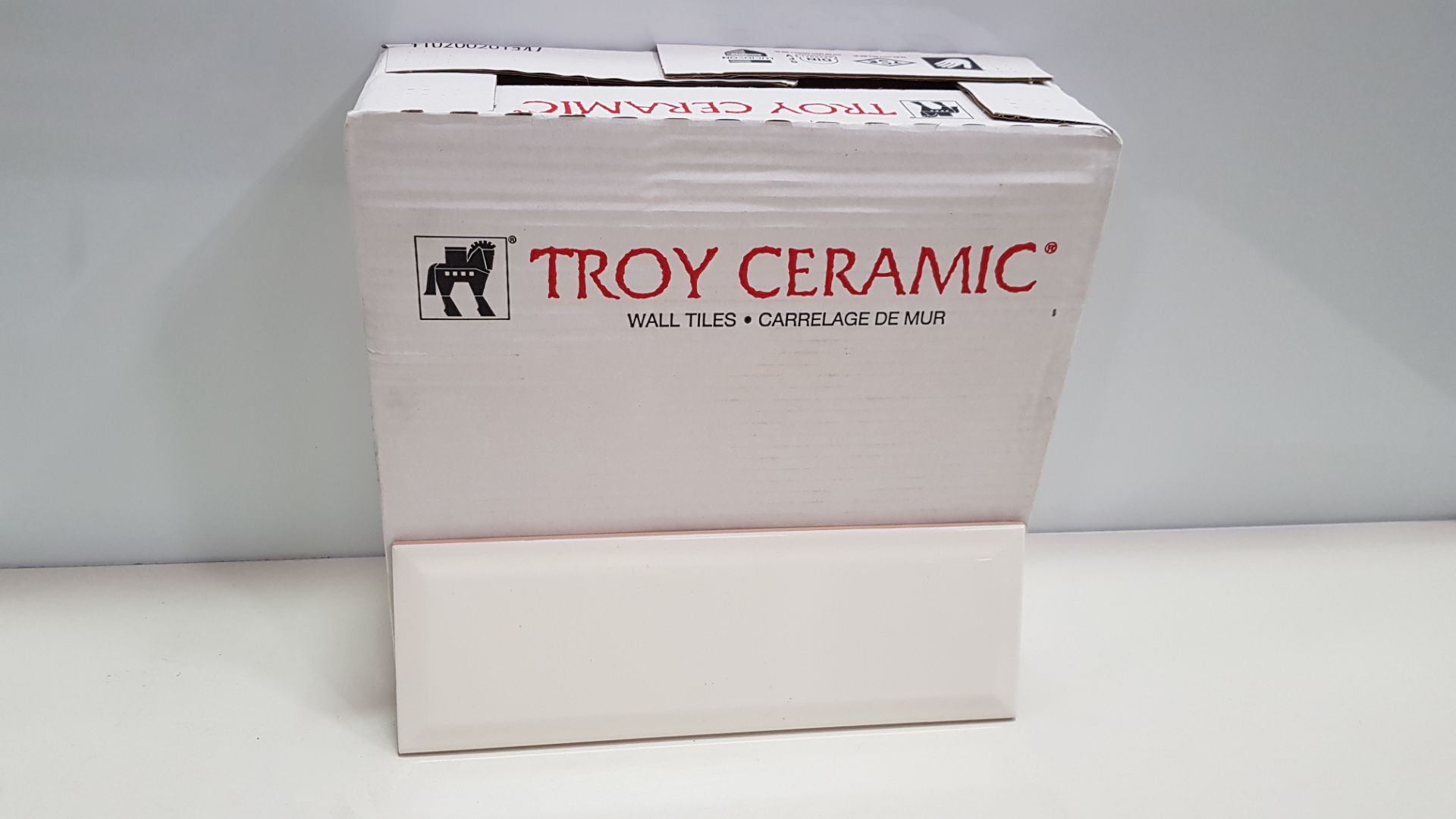 360 X BRAND NEW BOXED TROY CERAMIC WALL TILES (100 X 300 X 9MM) - IN 12 BOXES