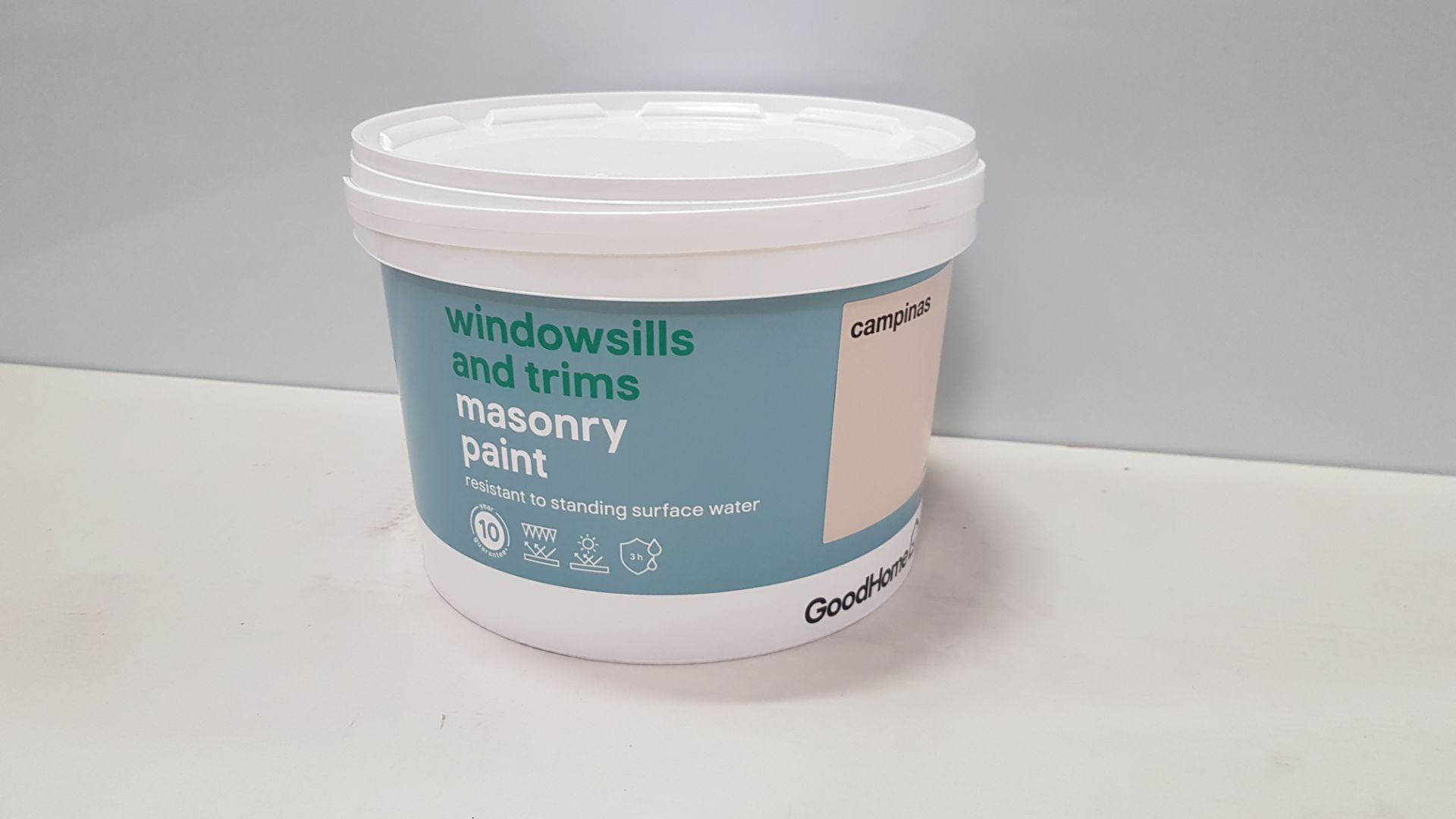 30 X BRAND NEW 2.5L GOODHOME WINDOWSILLS AND TRIMS MASONRY PAINT (CAMPINAS) - PICK LOOSE