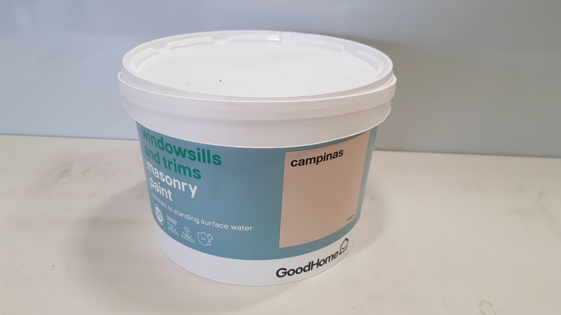 30 X BRAND NEW 2.5L GOODHOME WINDOWSILLS AND TRIMS MASONRY PAINT (CAMPINAS) - PICK LOOSE