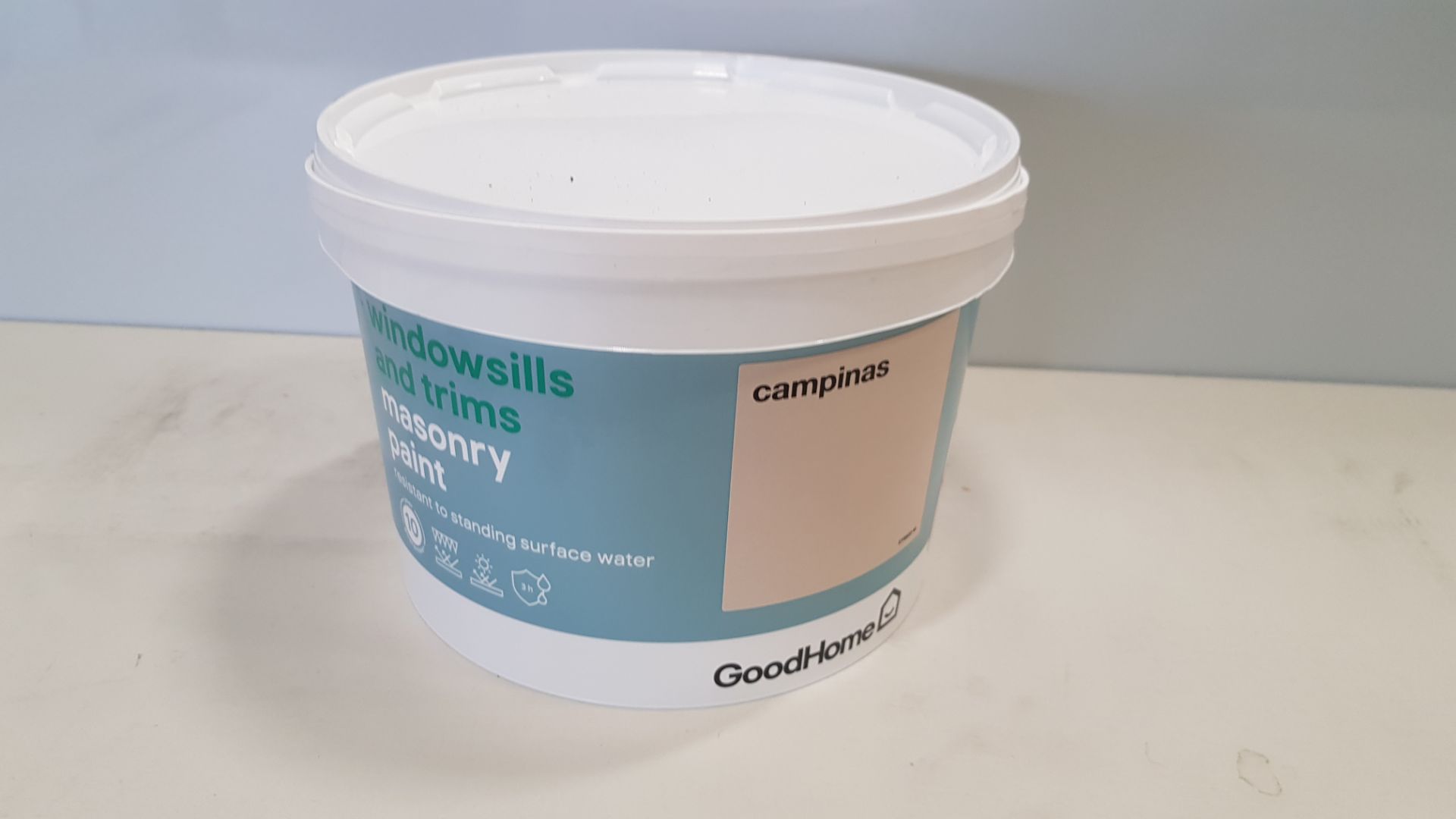 30 X BRAND NEW 2.5L GOODHOME WINDOWSILLS AND TRIMS MASONRY PAINT (CAMPINAS) - PICK LOOSE