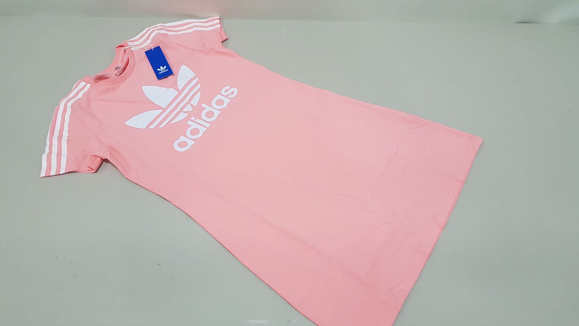 15 X BRAND NEW ADIDAS PINK SKATER DRESS ITEM CODE - A631 PD9TJ AGE 11-12 YEARS