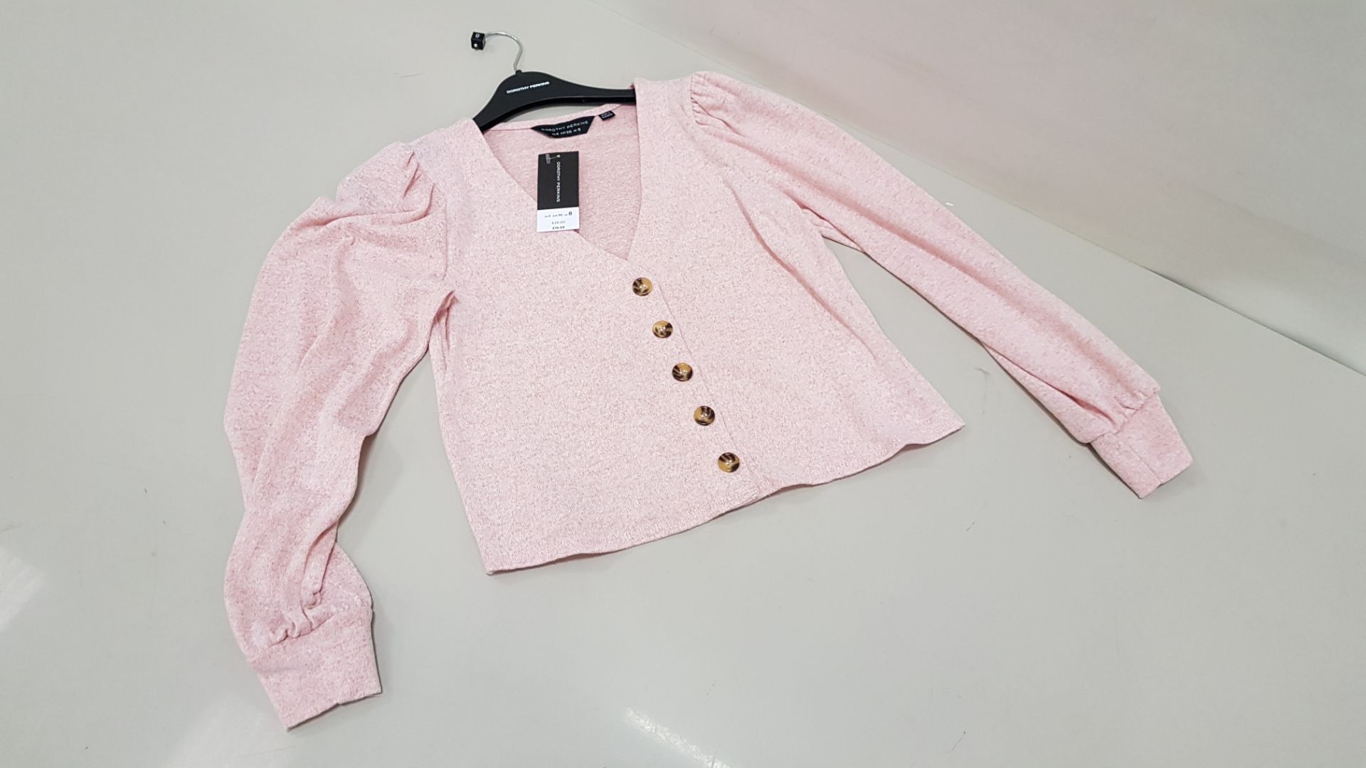 20 X BRAND NEW DOROTHY PERKINS PINK SUMMER CARDIGAN (SIZE UK 14 & 16) RRP £19.99 (TOTAL RRP £399.