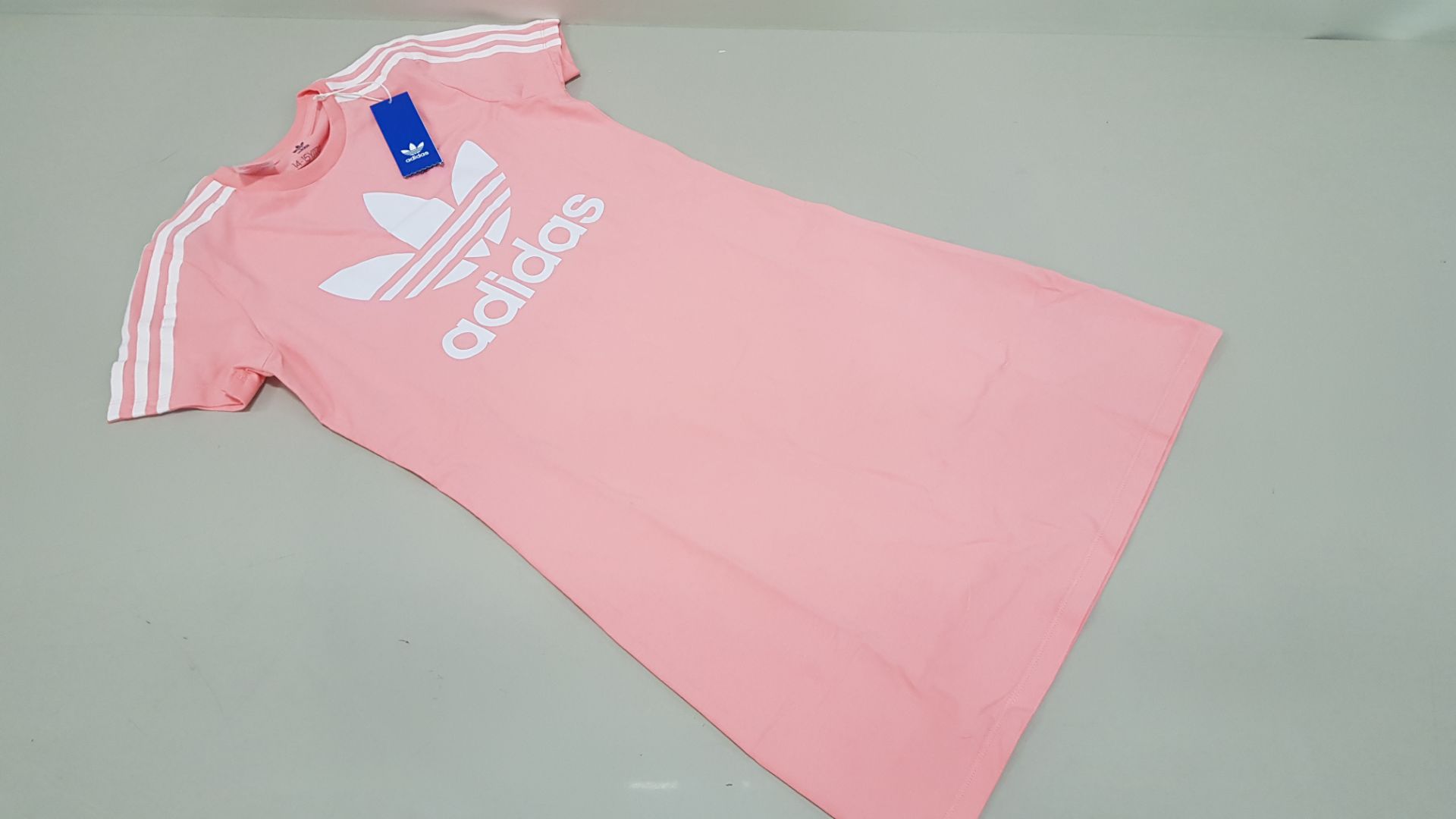 15 X BRAND NEW ADIDAS PINK SKATER DRESS ITEM CODE - A631 PH4RU AGE 14-15 YEARS