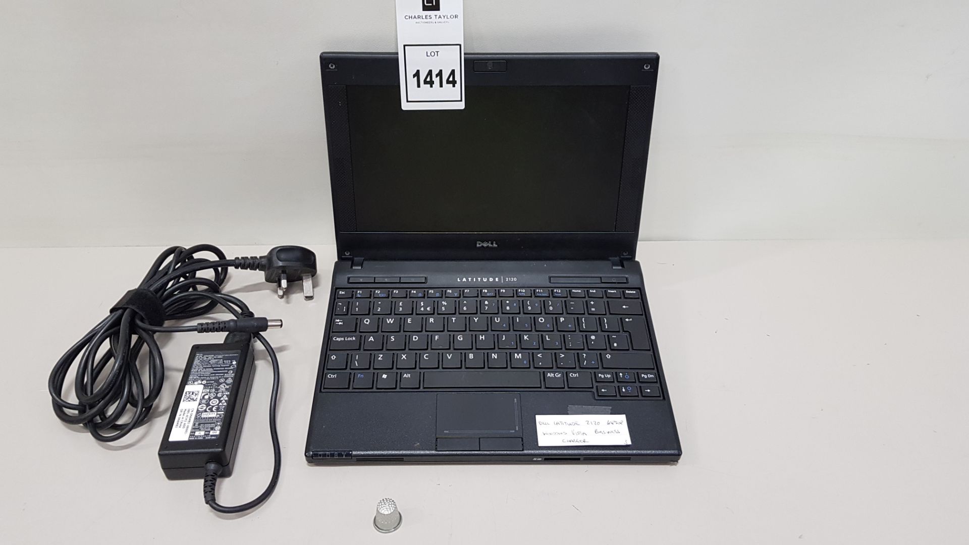 DELL LATITUDE 2120 LAPTOP WINDOWS VISTA BUSINESS - WITH CHARGER