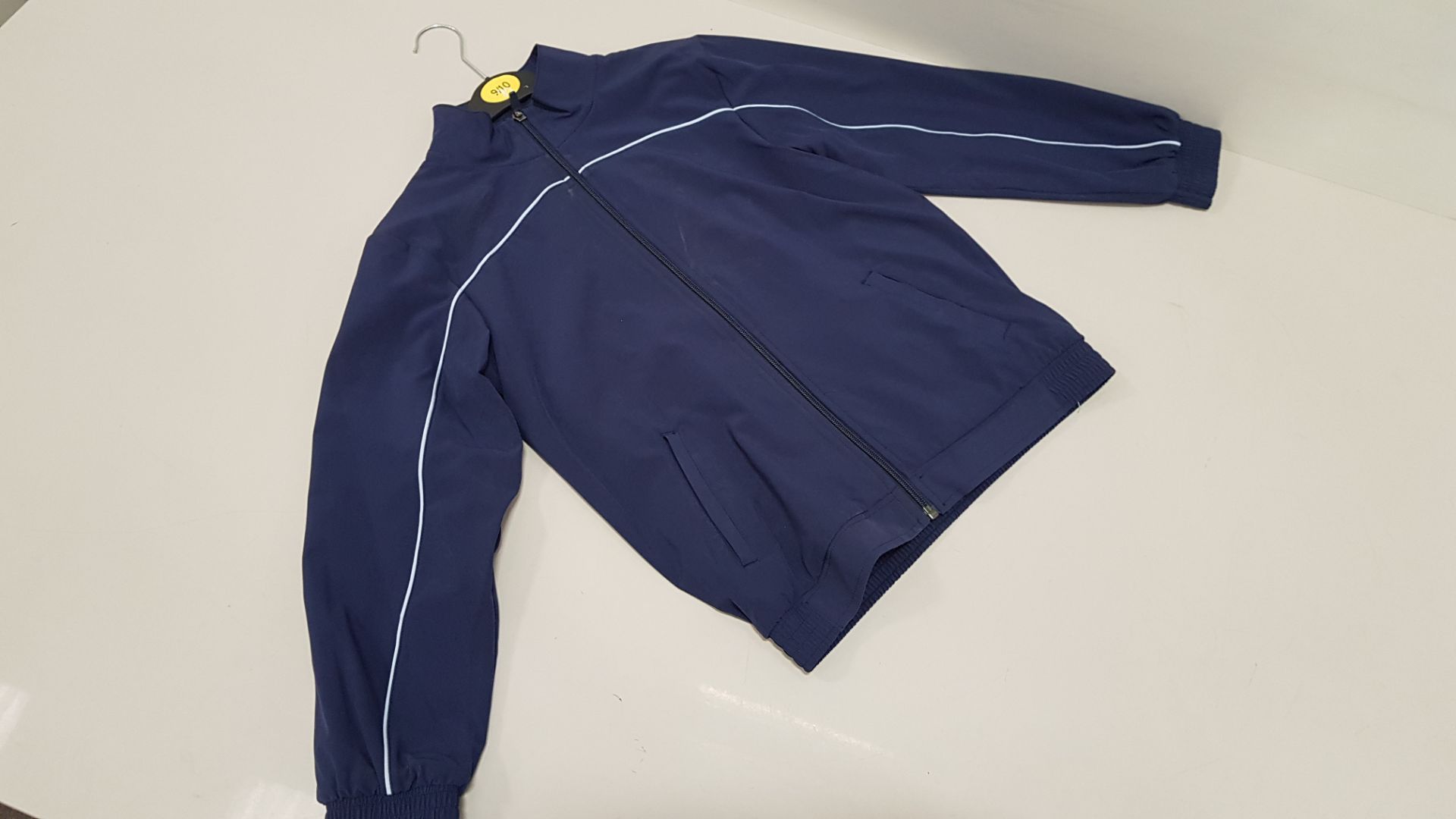 14 X BRAND NEW JOHN LEWIS NAVY PERFORMANCE TRACK TOPS AGE 11-12 RRP £20.00 (TOTAL RRP £280.00)
