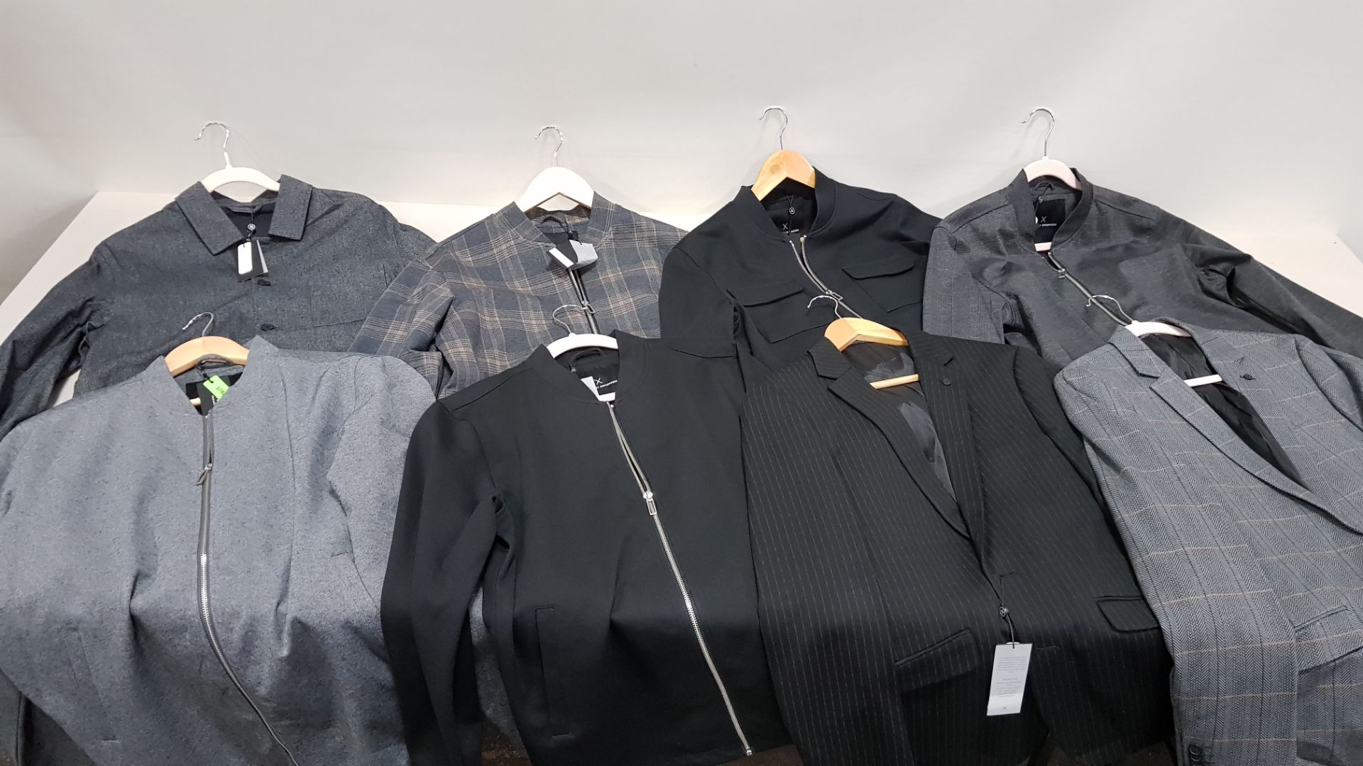 8 X BRAND NEW CLEAN CUT COPENHAGEN JACKETS / BLAZERS IN VARIOUS STYLES AND SIZES