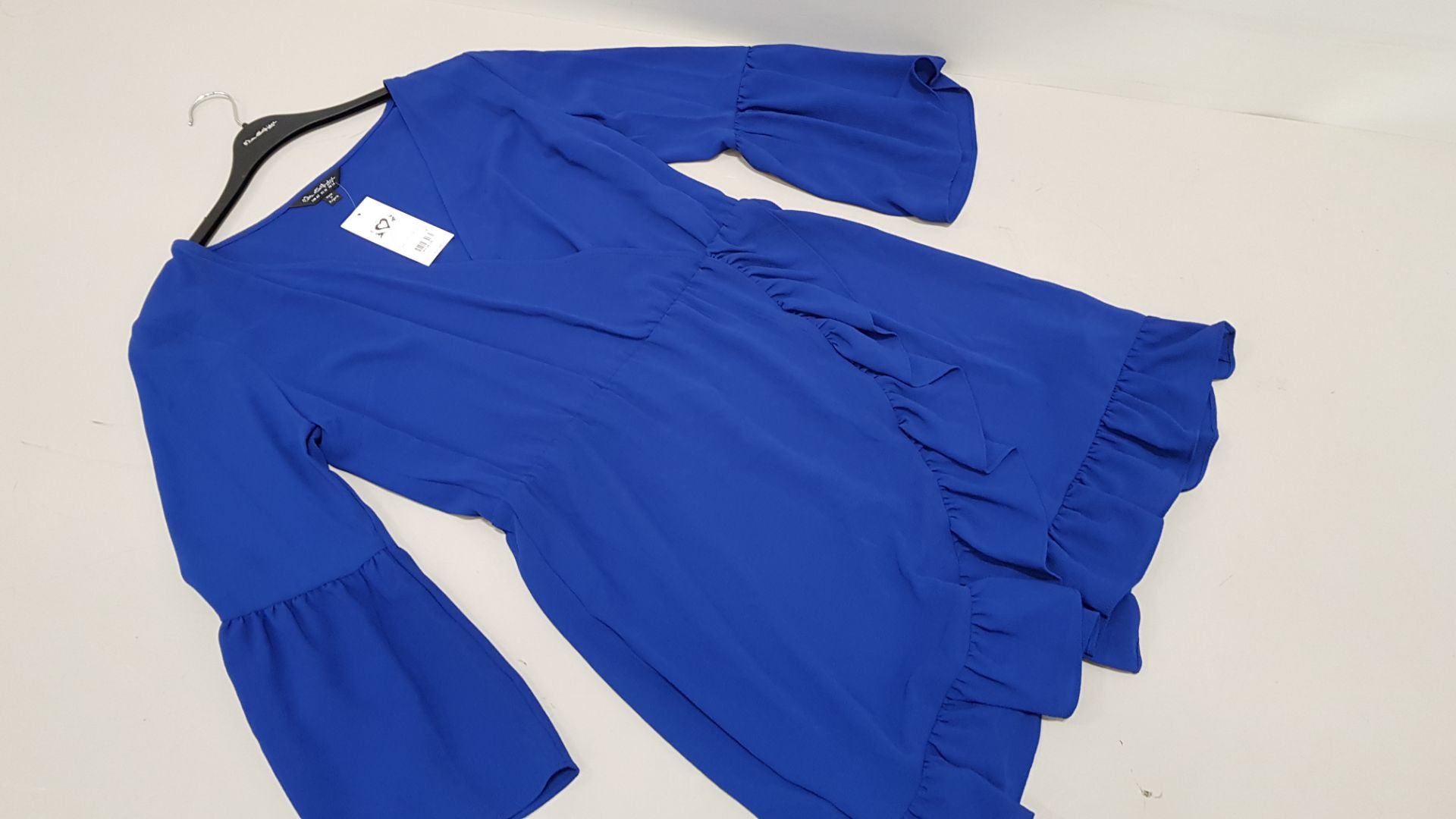 27 X BRAND NEW MISS SELFRIDGE BLUE DRESSES UK SIZE 14 AND 16 RRP £35.00 (TOTAL RRP £945.00)