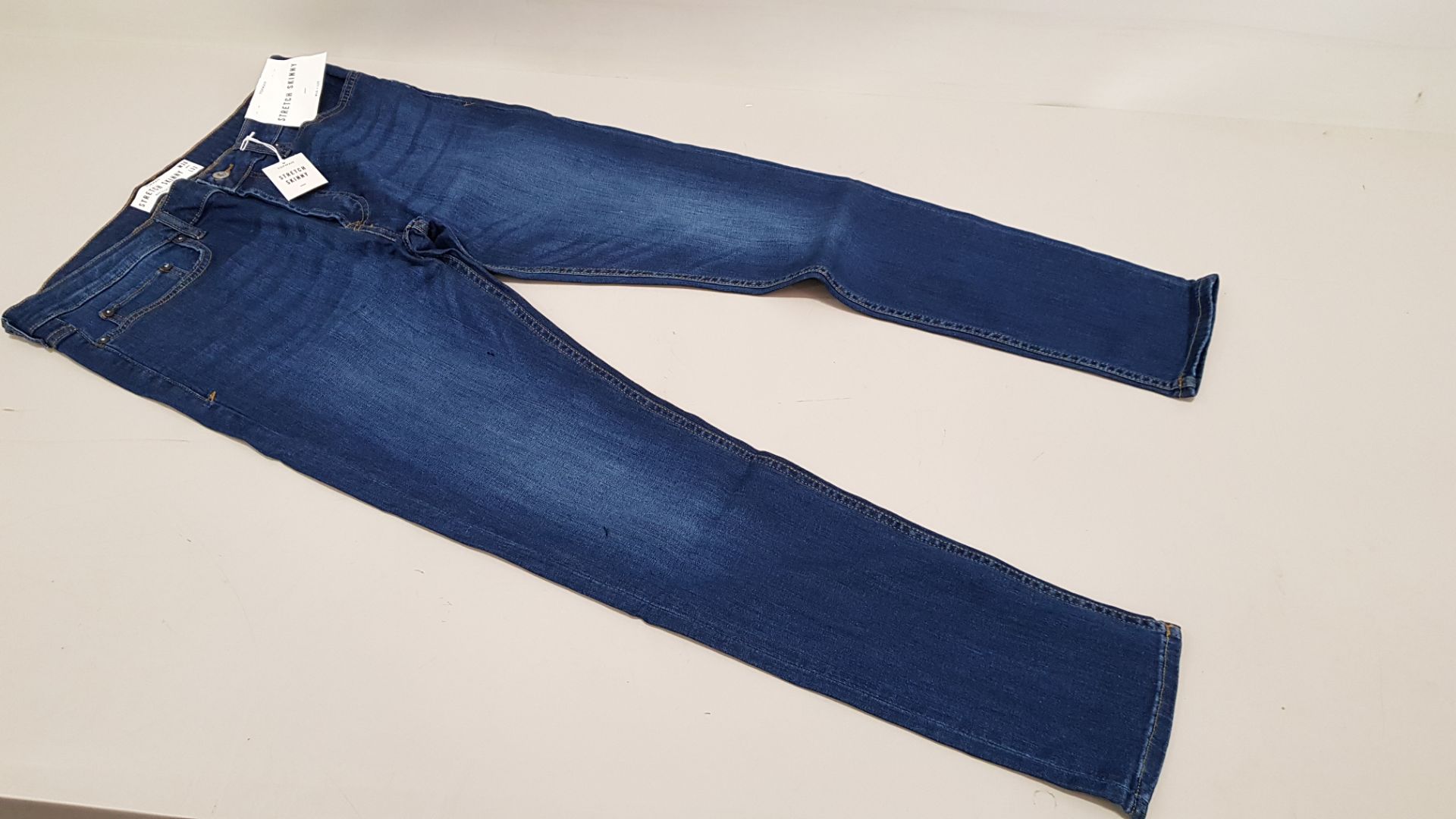 13 X BRAND NEW TOPMAN STRETCH SKINNY DENIM JEANS W36 L32