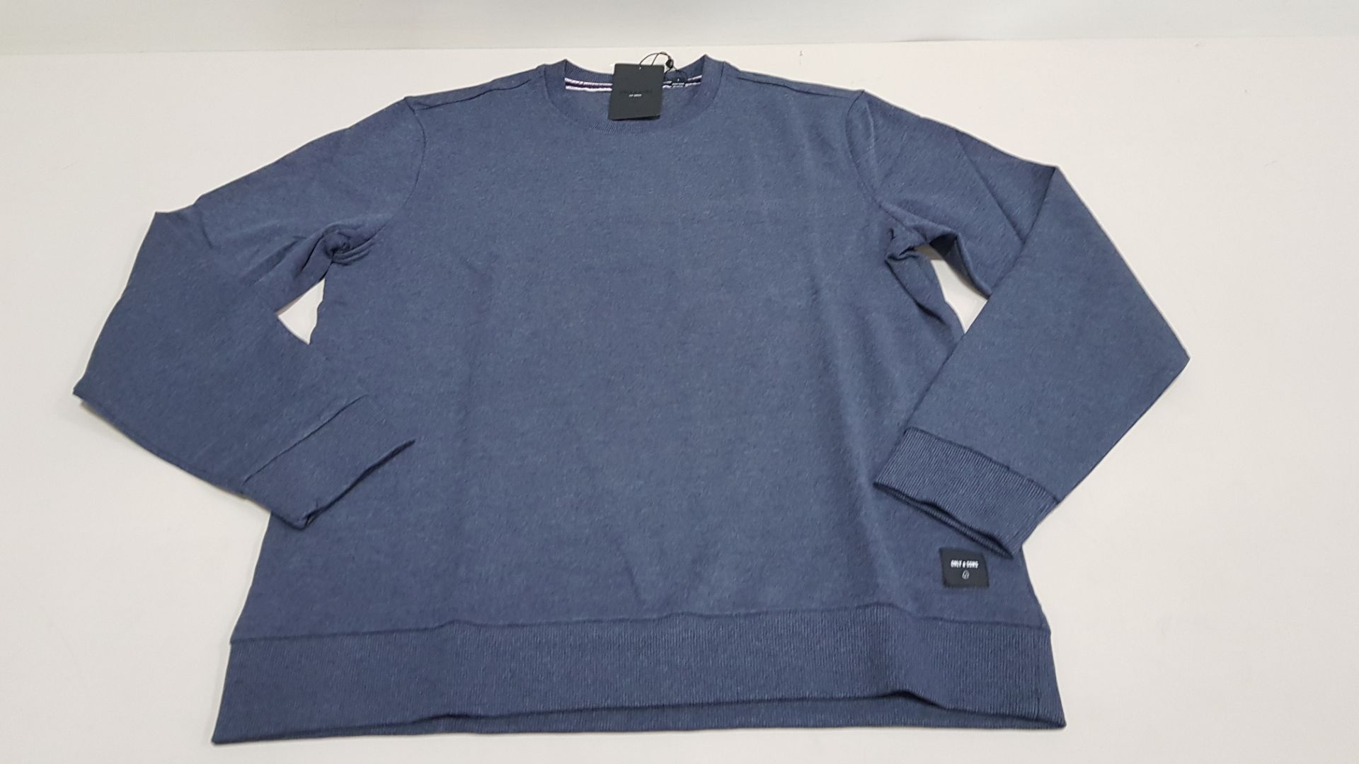 20 X BRAND NEW ONLY & SONS WINSTON CREWNECK SWEATSHIRT SIZE LARGE RRP £22.00 (TOTAL RRP £440.00)