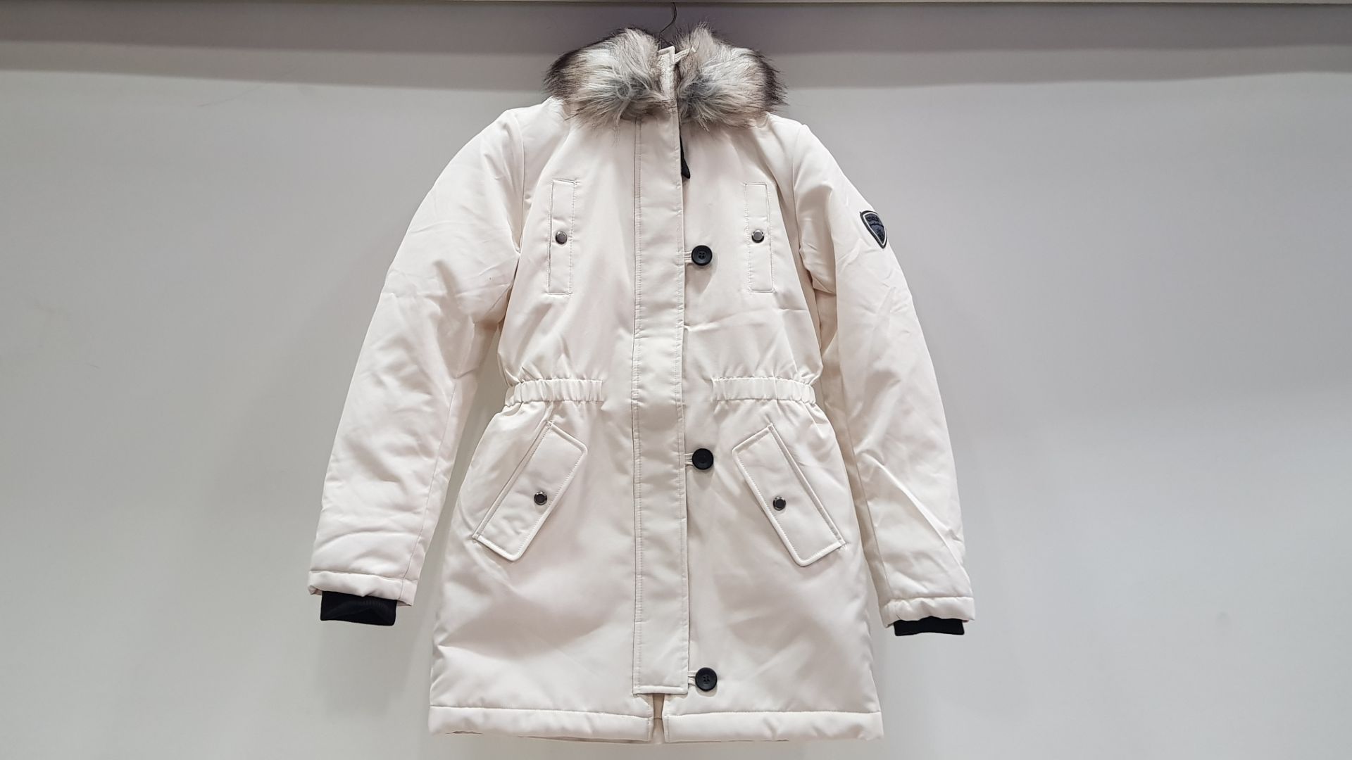 7 X BRAND NEW ONLY CLOTHING EGGNOG FAUX FUR WINTER PARKA IN VARIOUS SIZES RRP £50.00 (TOTAL RRP £