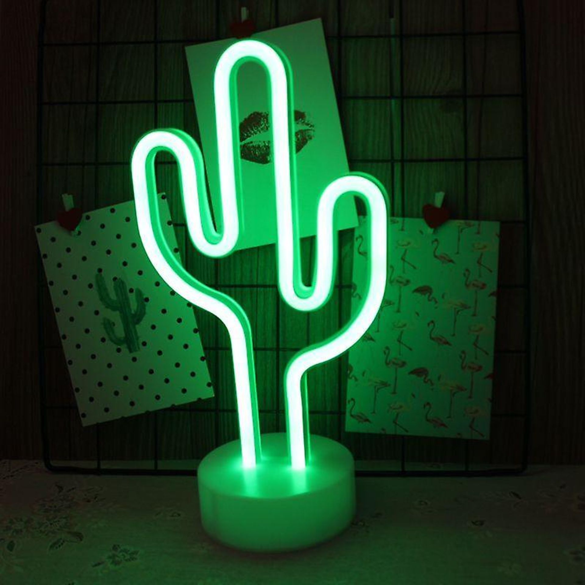 20 X BRAND NEW CACTUS NEON NIGHTLIGHTS - IN 1 OUTER BOX - RRP £12 (EBAY) / £15 (AMAZON) - REQUIRES 3 - Image 3 of 3