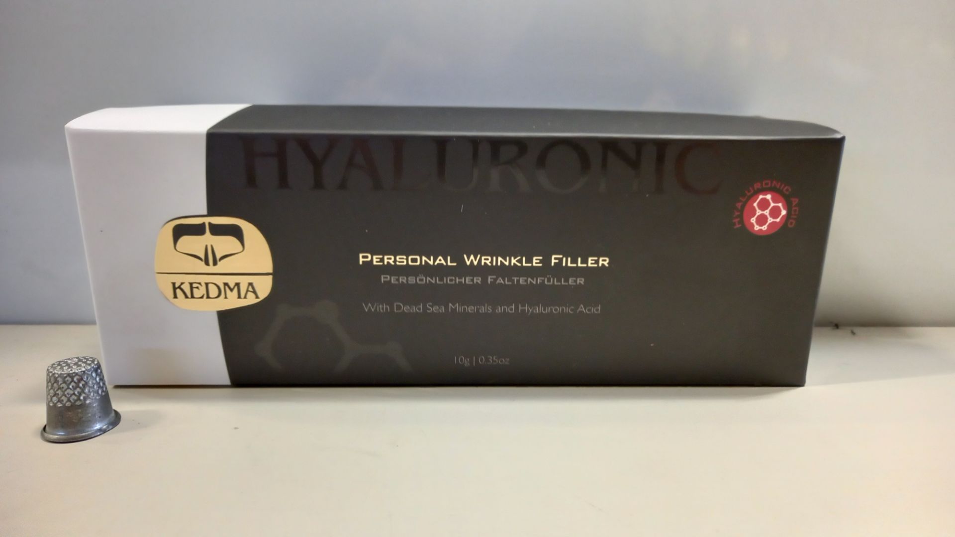 2 X BRAND NEW BOXED KEDMA HYALURONIC PERSONAL WRINKLE FILLER WITH DEAD SEA MINERALS AND HYALURONIC