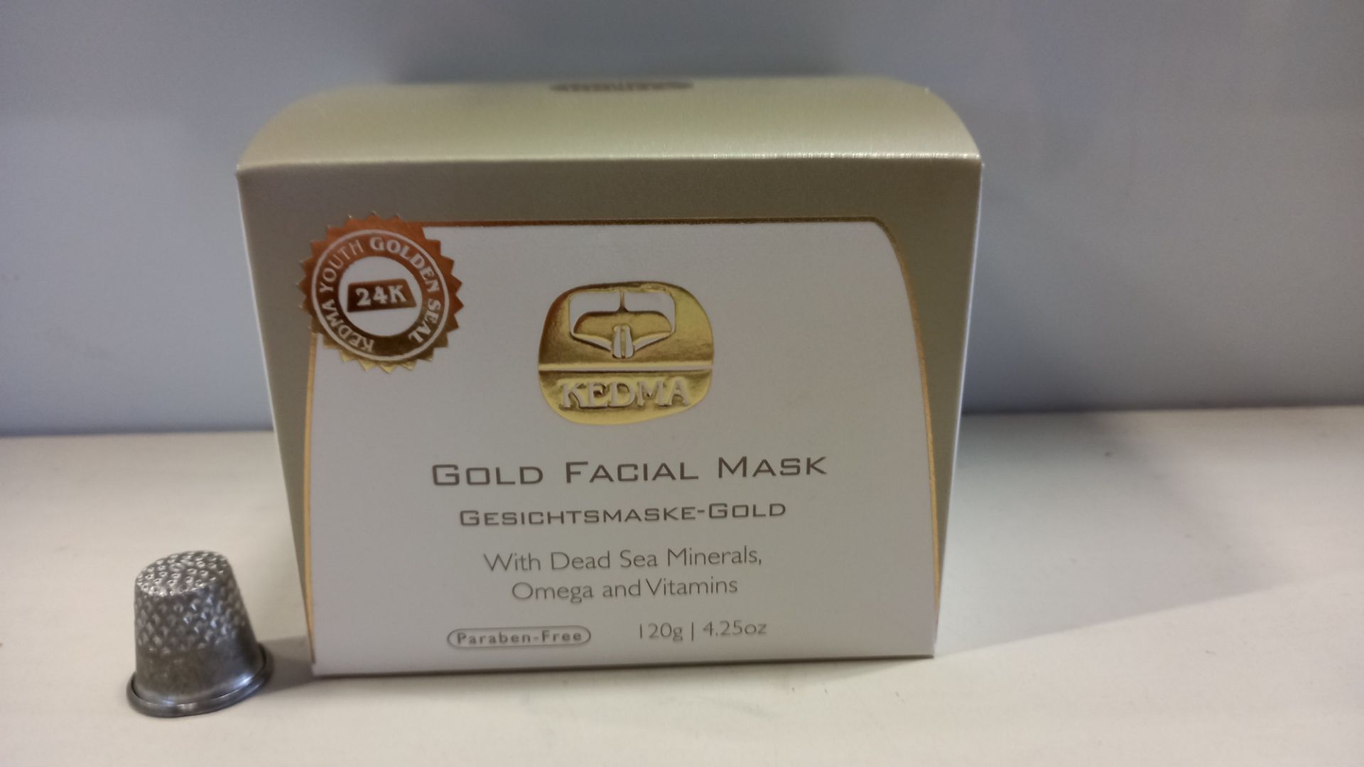3 X BRAND NEW BOXED KEDMA EYE CREAM WITH DEAD SEA MINERALS, AGE-DEFYING INGREDIENTS & CUCUMBER
