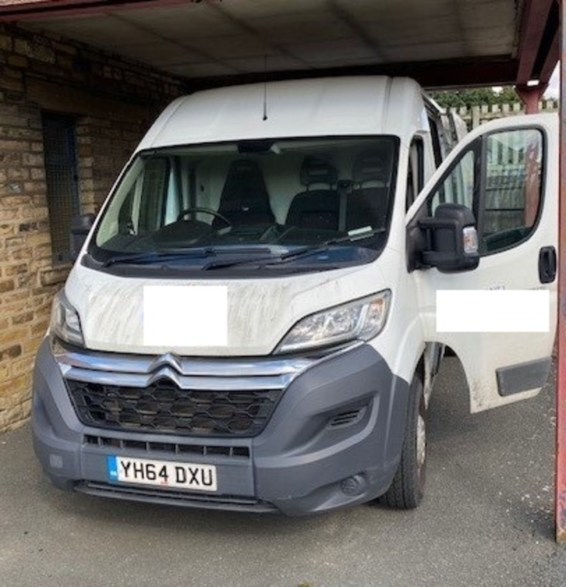 WHITE CITROEN RELAY 35 L2H2 ENTERPRISE. ( DIESEL ) Reg : YH64 DXU, Mileage : 34329 Details: ENGINE