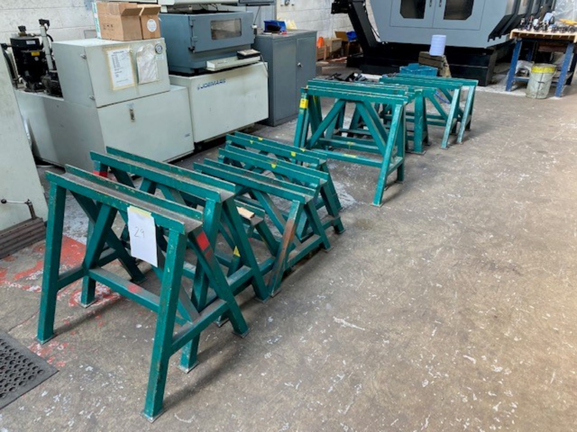 8 X SETS OF STEEL WORK TRESTLES